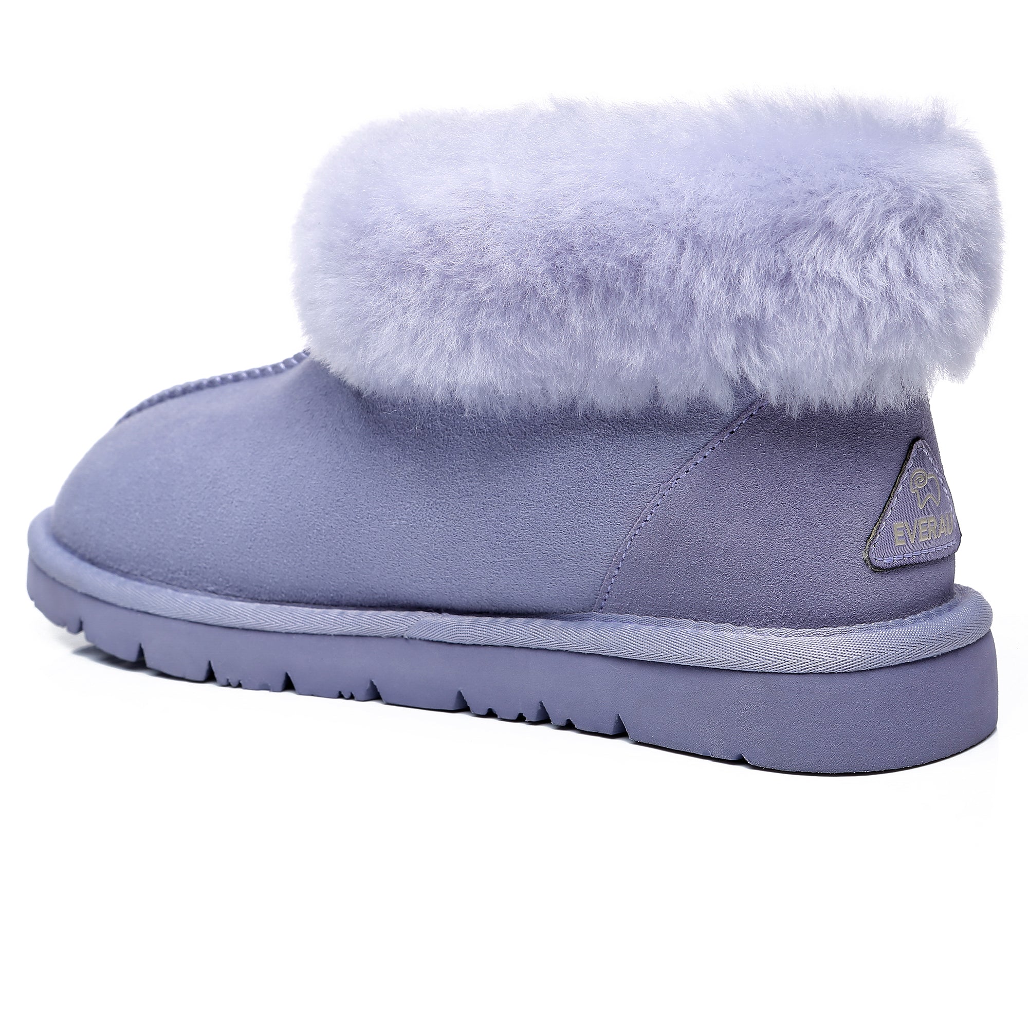 EverUgg Classic Mallow Sheepskin UGG slipper for women featuring plush sheepskin interior and cozy slip-on design.