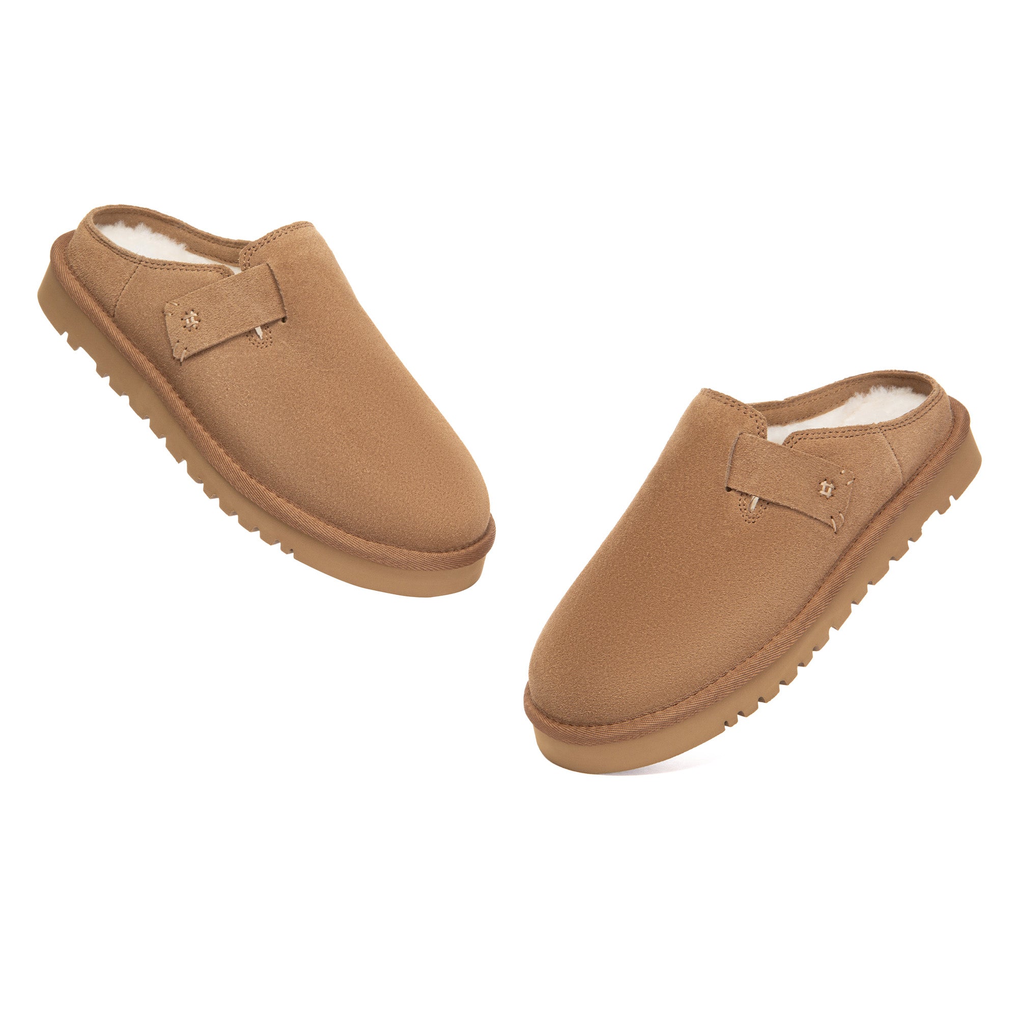EverUgg Classic Mule slippers featuring soft, cozy design with a neutral color, perfect for comfortable indoor wear.