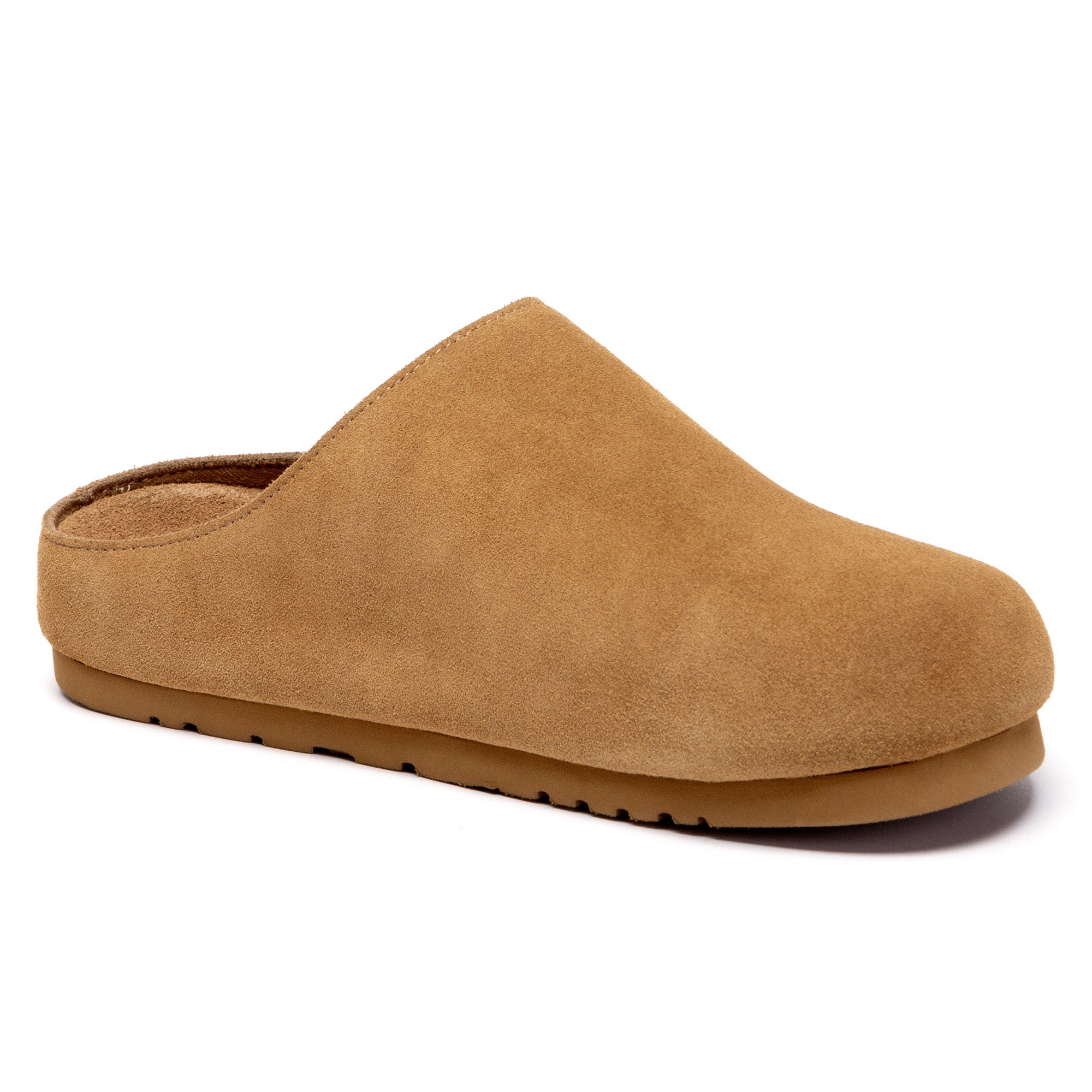 EverUgg Classic Suede UGG Slides slippers with soft suede material and slip-on design, perfect for casual comfort.