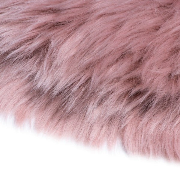 Single Color Long Wool Rugs 105cm