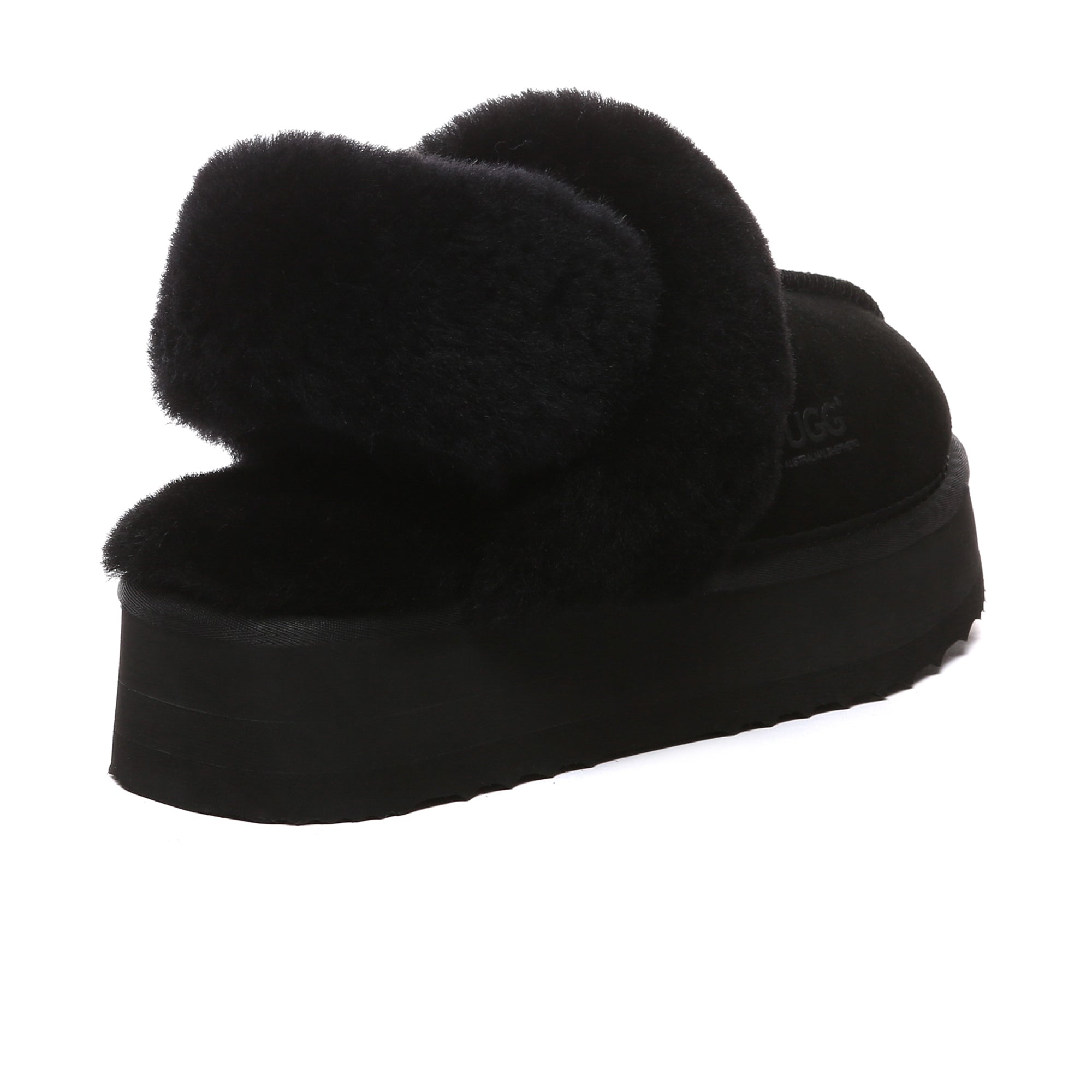 EverUgg Dua Straps UGG platform slippers for women with open-toe design and cushioned soles, stylish and comfortable indoor footwear