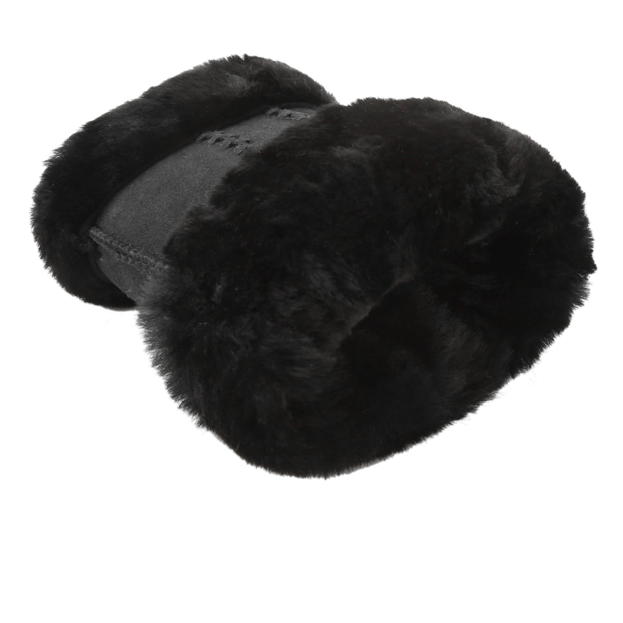 EverUgg fingerless sheepskin mittens in natural beige, showcasing soft UGG fleece and stylish design for cold weather warmth