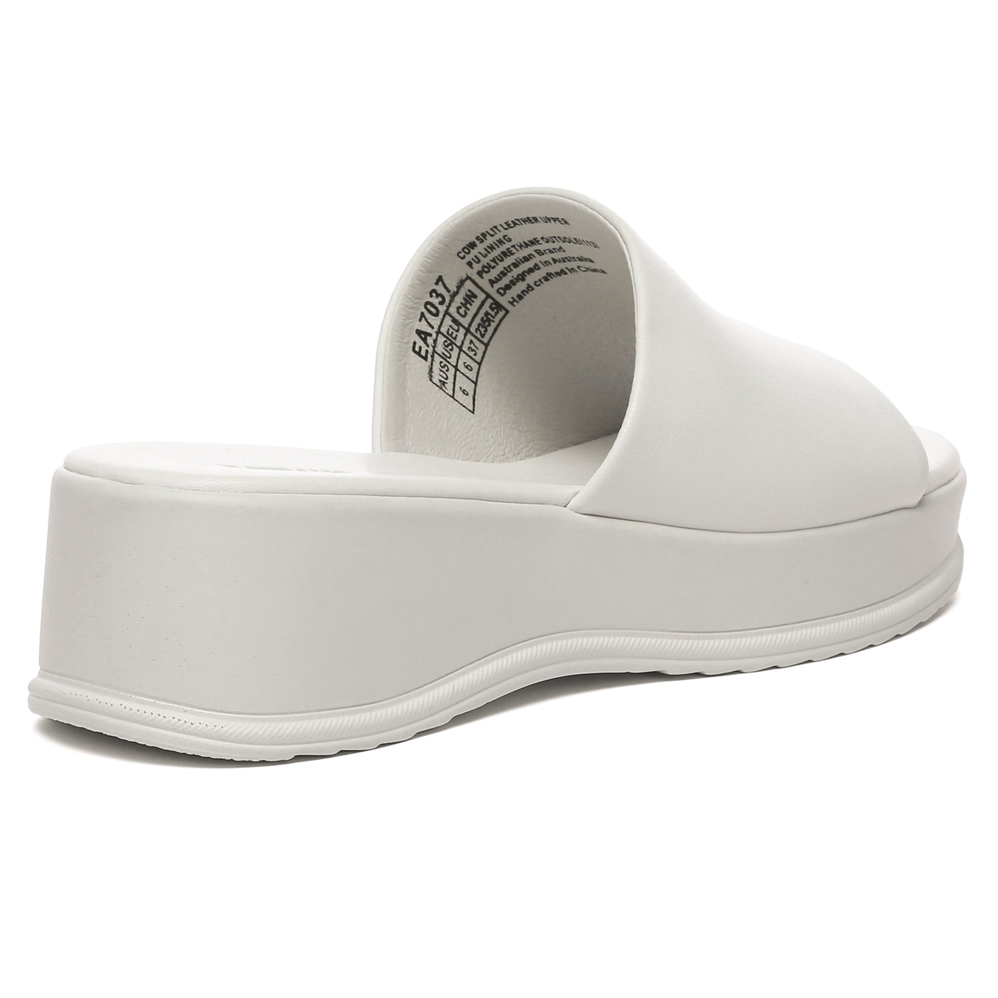 EverUgg Fiona Classic Summer Wedge Slides in tan with open toe and ankle strap, showing their stylish design and comfortable fit.