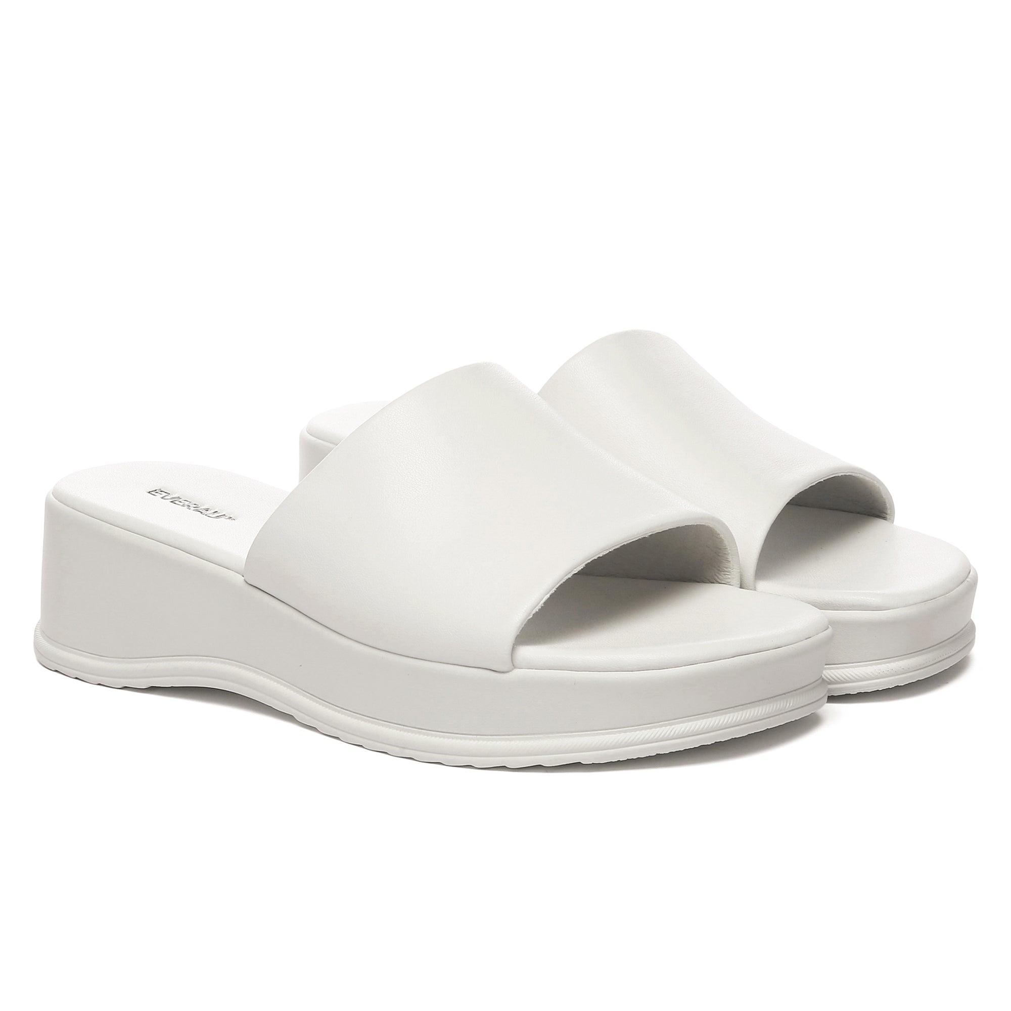 EverUgg Fiona Classic Summer Wedge Slides, stylish tan sandals with woven straps and comfortable wedge heel.