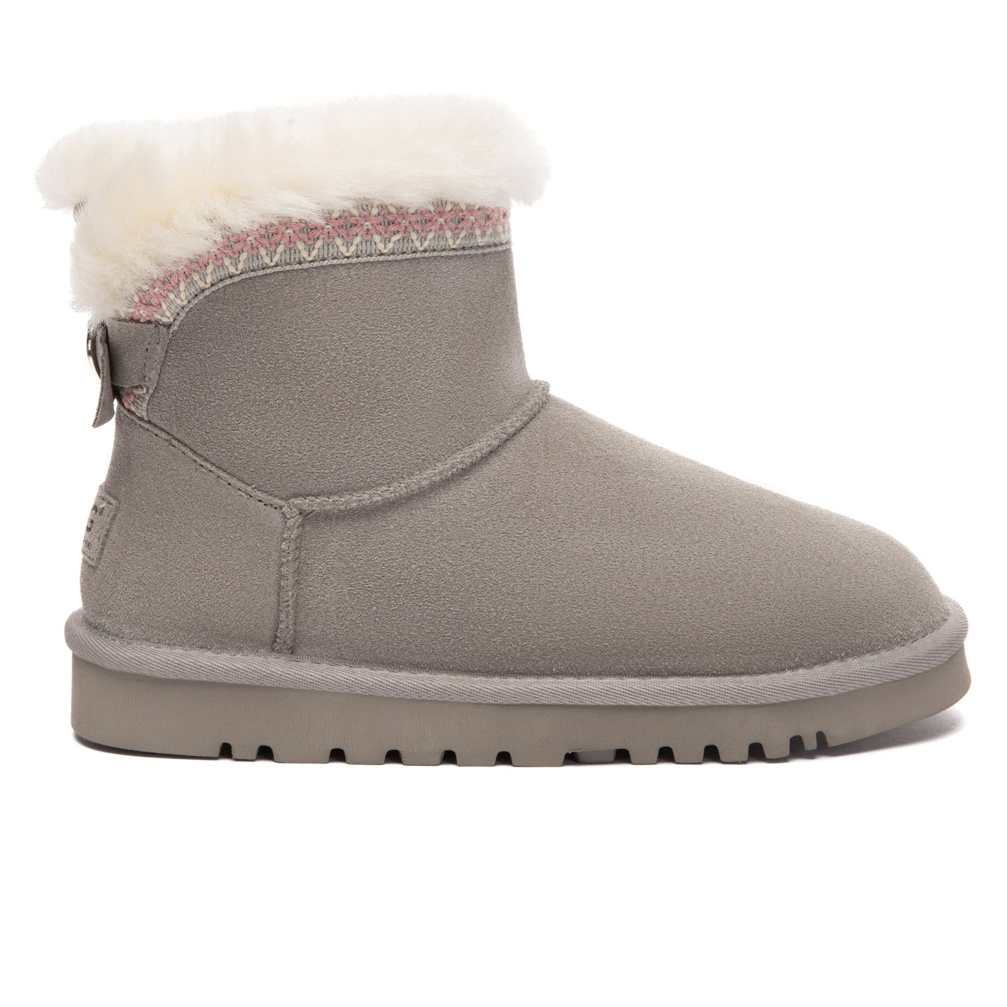 EverUgg Bohemian Classic Mini UGG Boots in tan with plush sheepskin lining, stylish and cozy for winter wear.