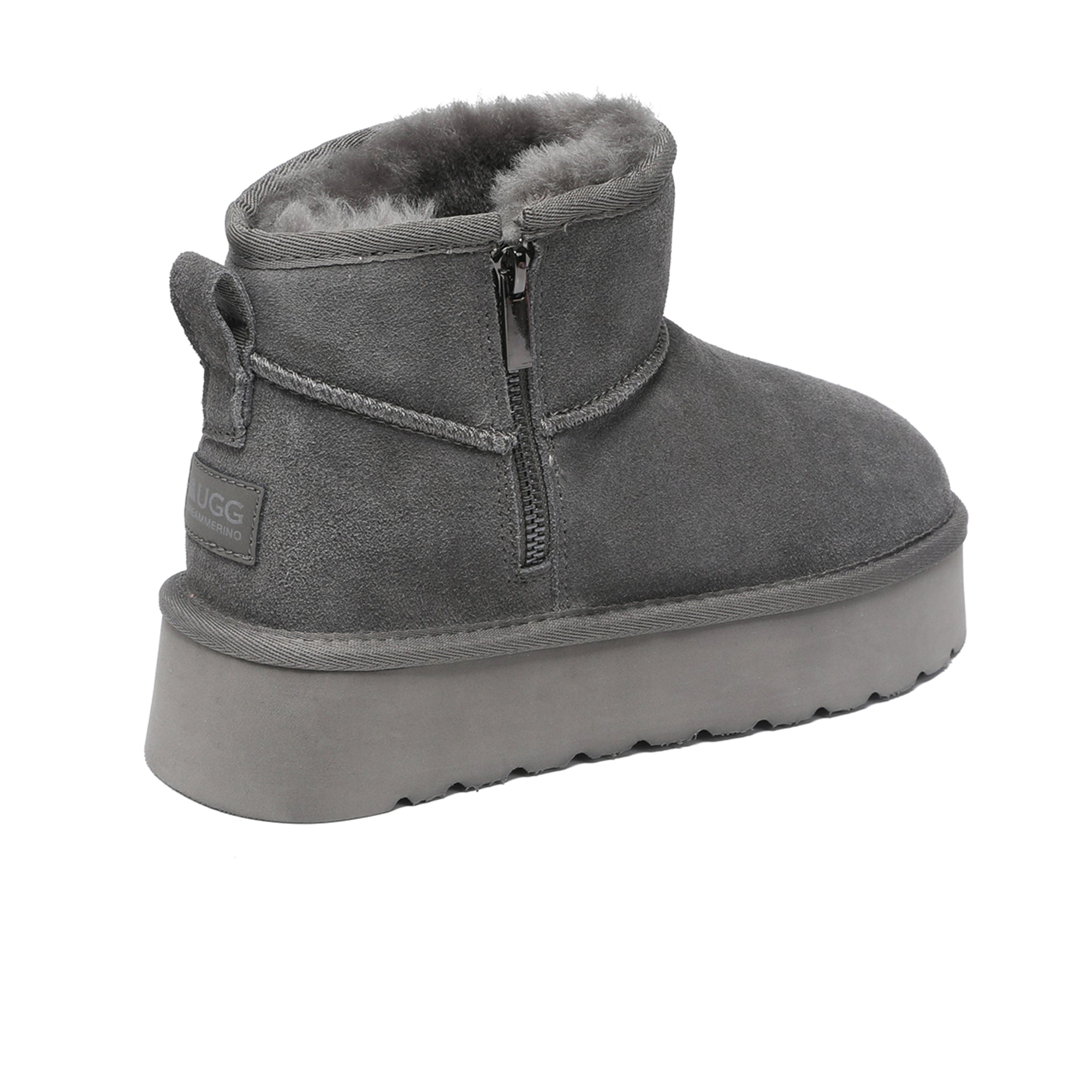 Ugg Merino Ultra Mini 지퍼 플랫폼 부츠