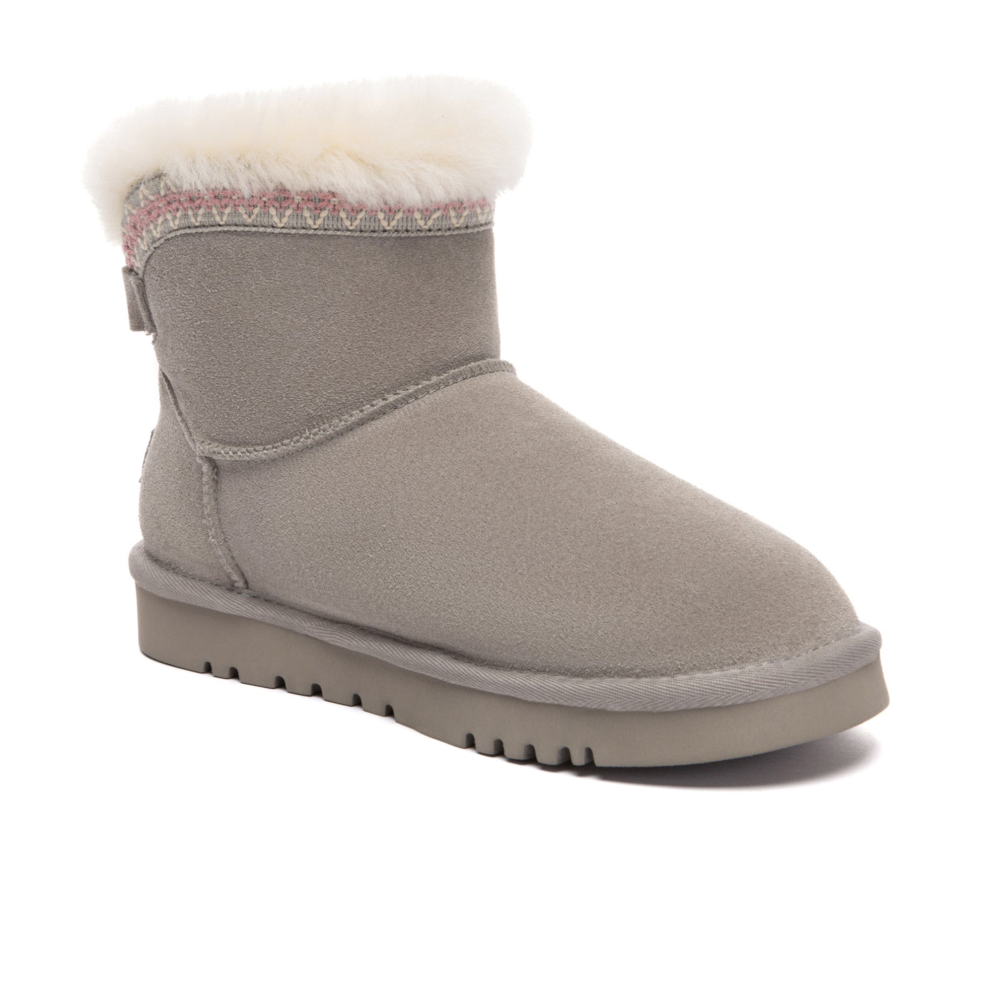 EverUgg Bohemian Classic Mini UGG Boots in cozy sheepskin with a stylish mini design and soft, warm interior.