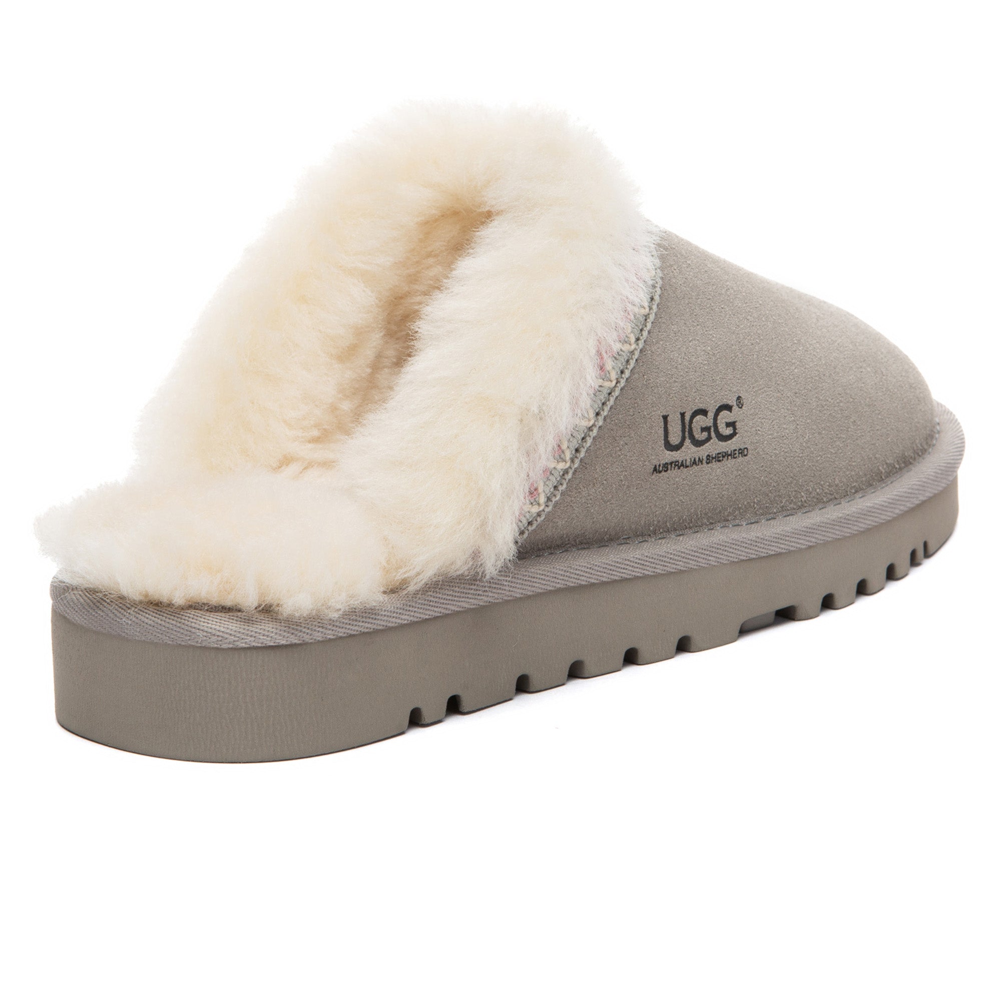 EverUgg Bohemian UGG slippers scuff with soft, cozy design and plush interior, perfect for comfortable indoor wear.