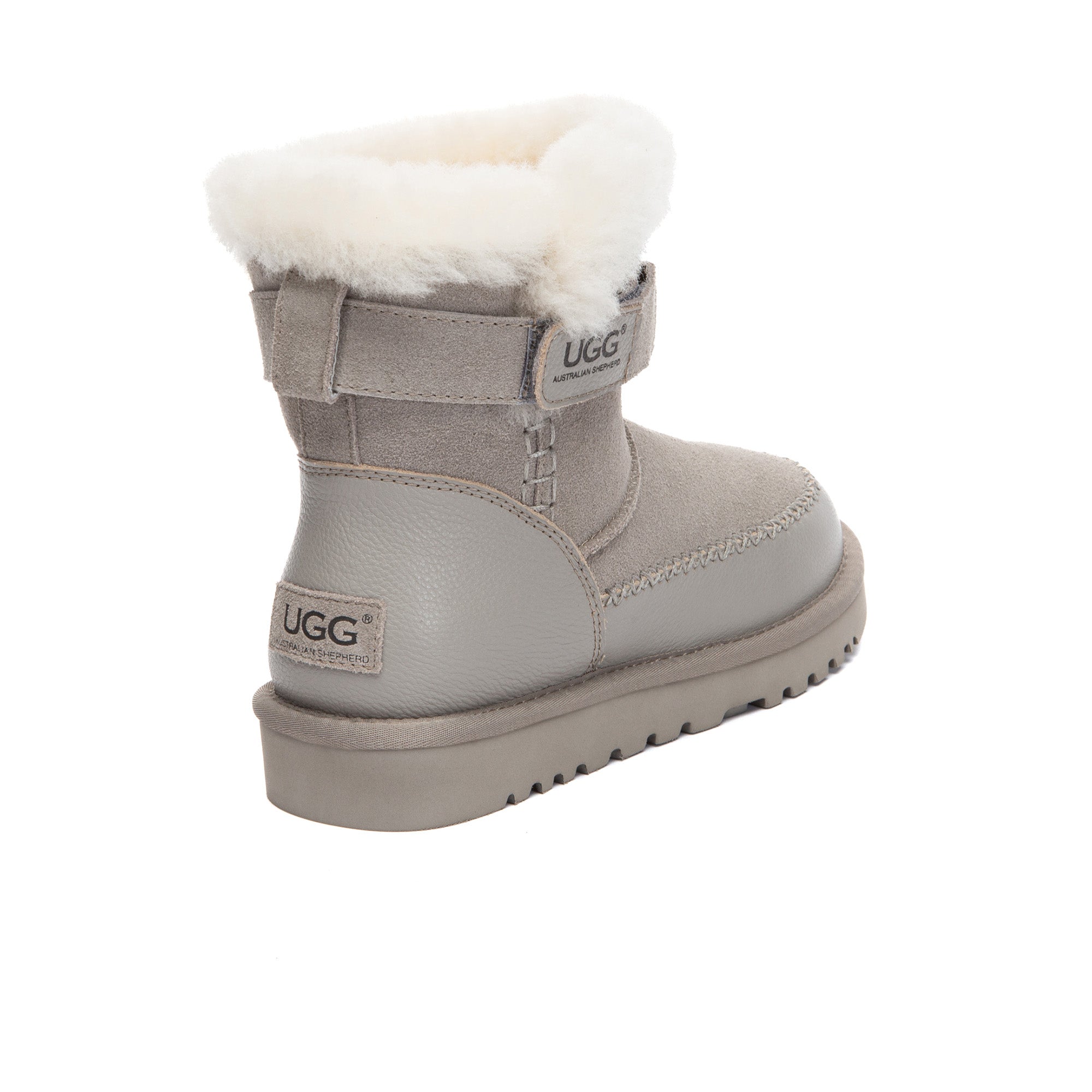 EverUgg Buckle Strap Fashion UGG Boots showing the stylish buckle straps and classic design in soft, cozy materials.
