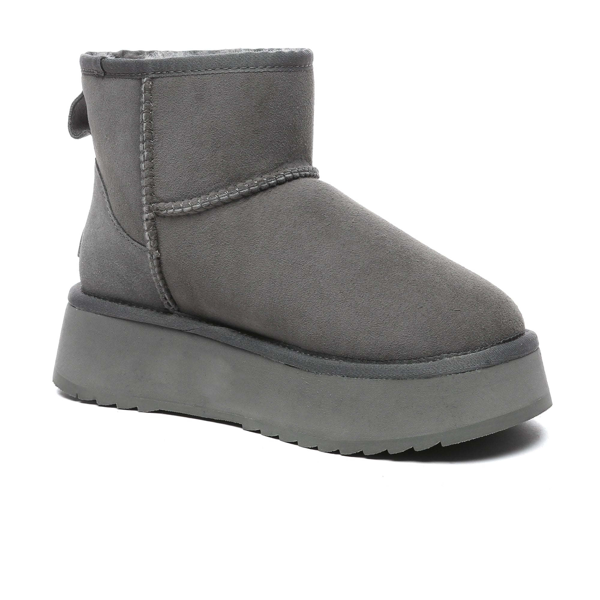 Mini Platform Sheepskin Winter Boots