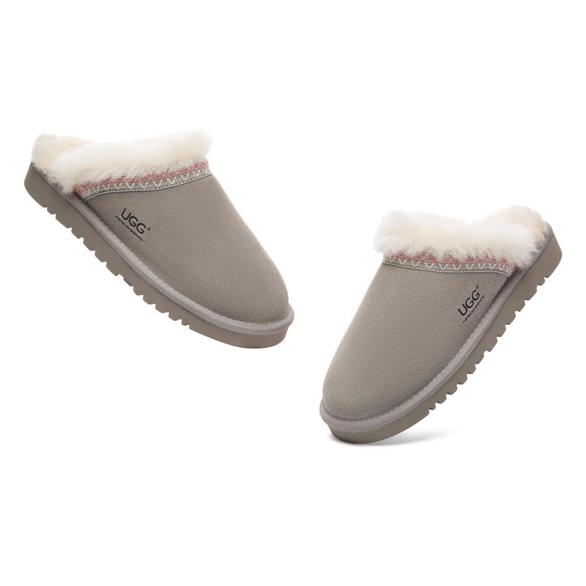 EverUgg Bohemian UGG slippers scuff featuring soft suede material and cozy interior, perfect for comfortable casual wear.