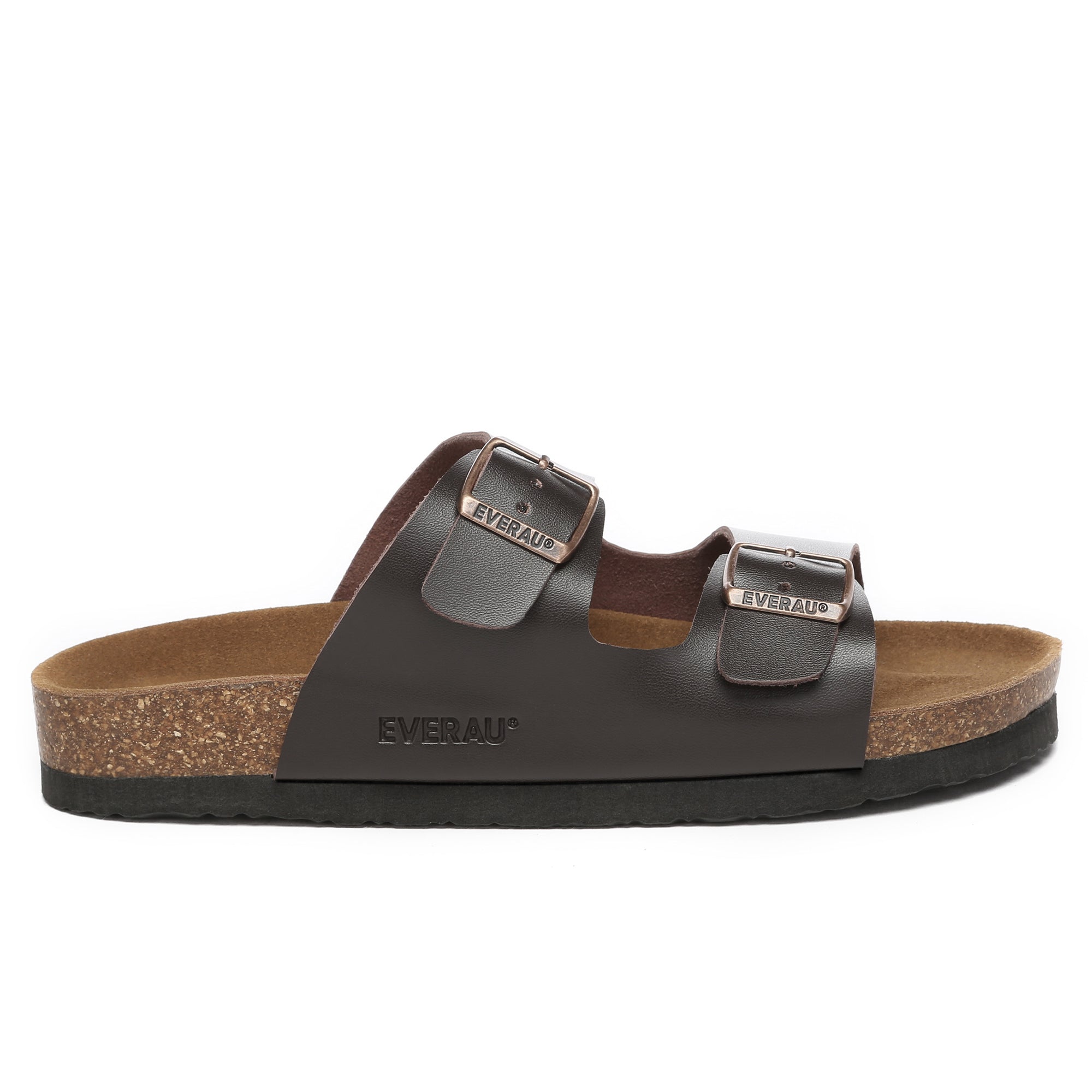 EverUgg Harper Sandals featuring tan leather straps and flat soles, perfect for casual summer wear.
