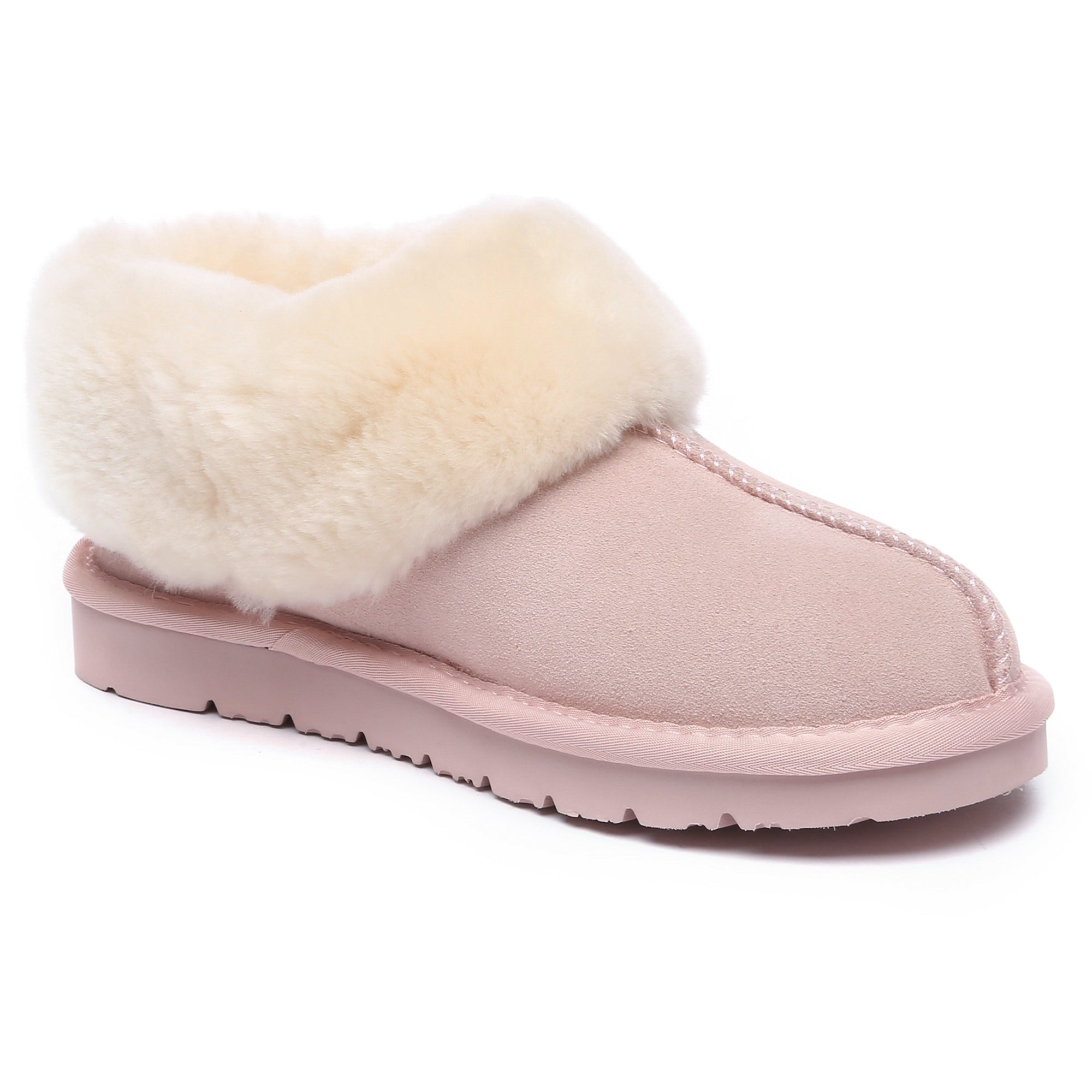 EverUgg Homey Sheepskin Winter Slippers with plush interior and cozy design for warmth and comfort.