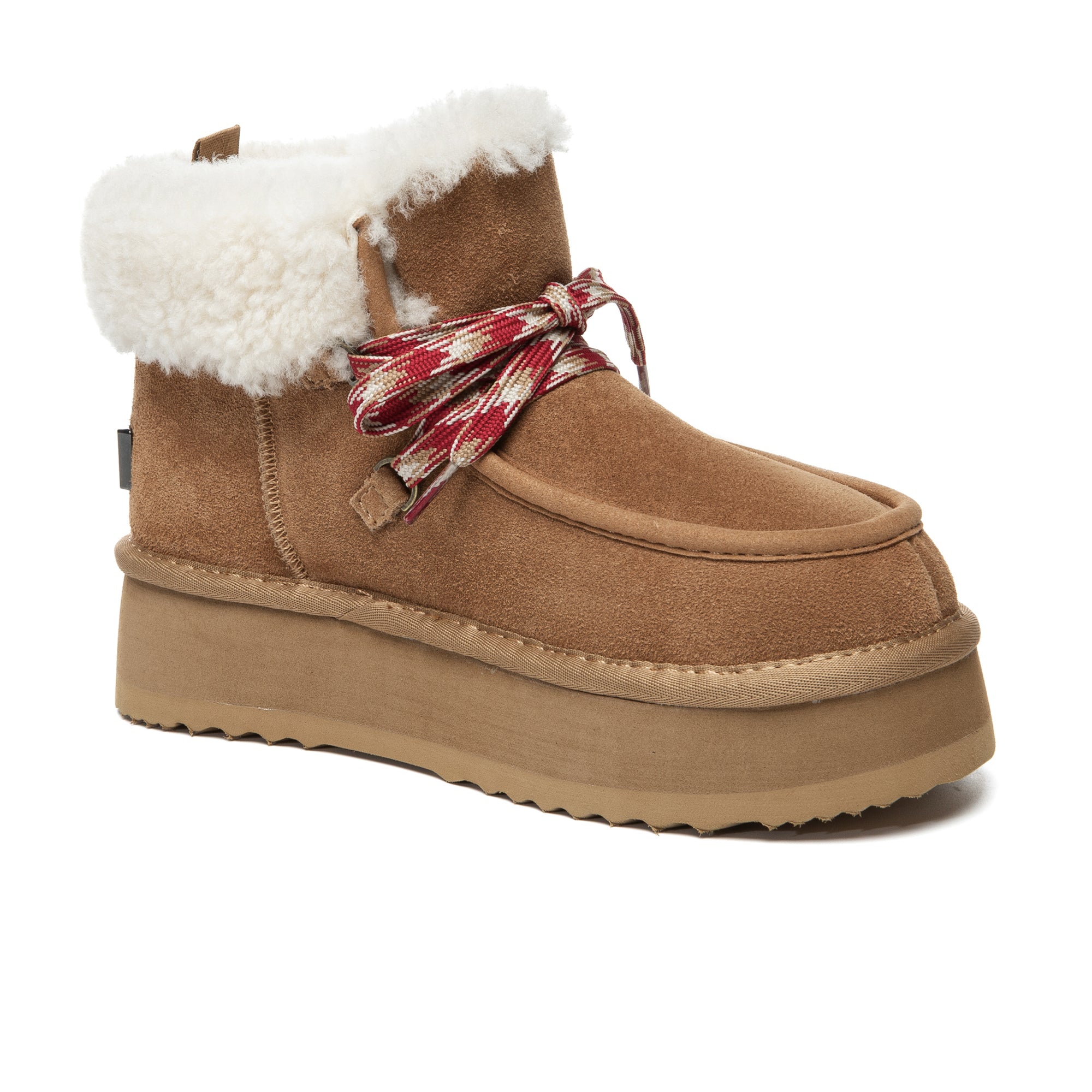 EverUgg Honor Lace Up UGG Platform Boots for women, featuring lace-up design and chunky sole, stylish fashion footwear.