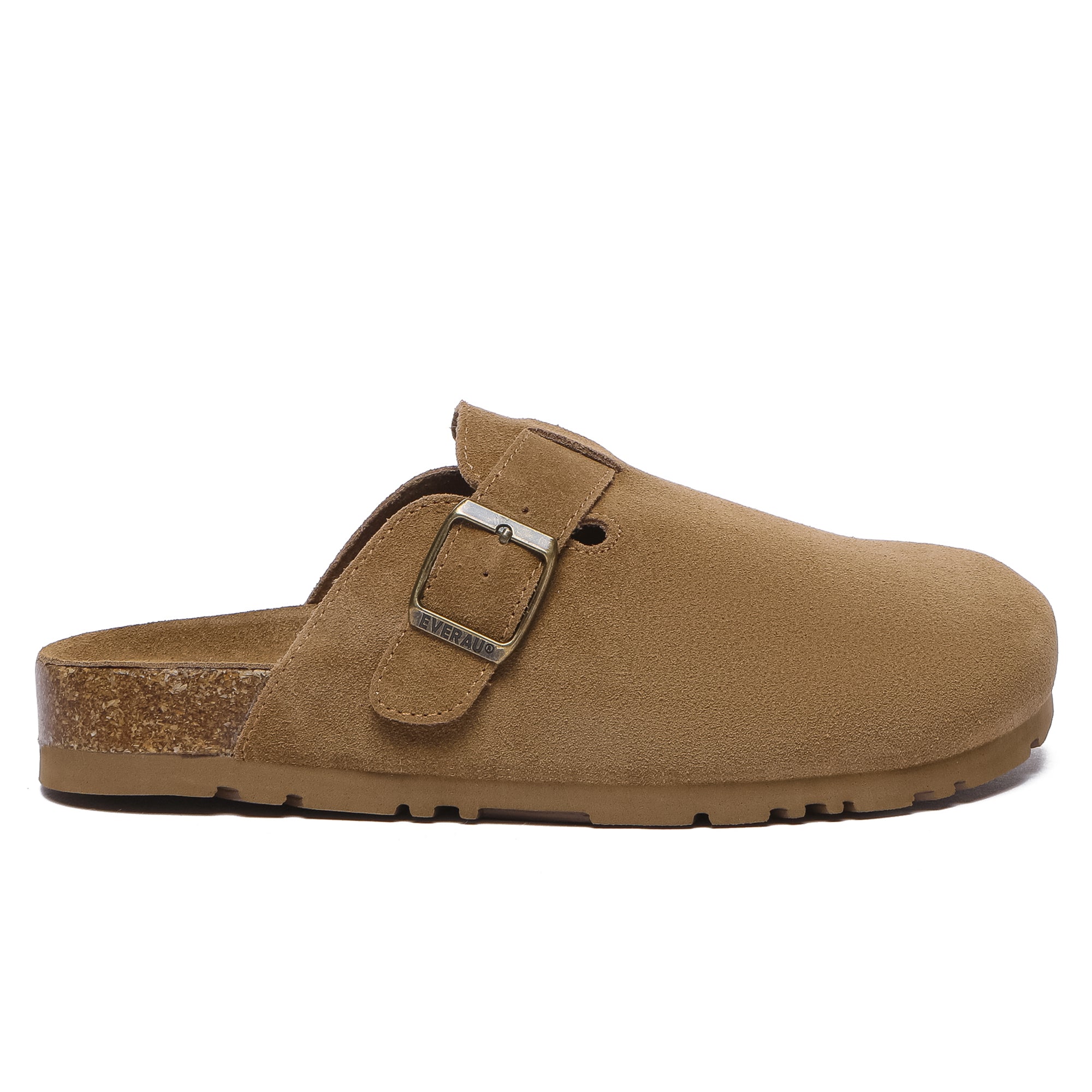 EverUgg Jason UGG slides shoes showcasing their comfortable slip-on design and neutral color for casual wear