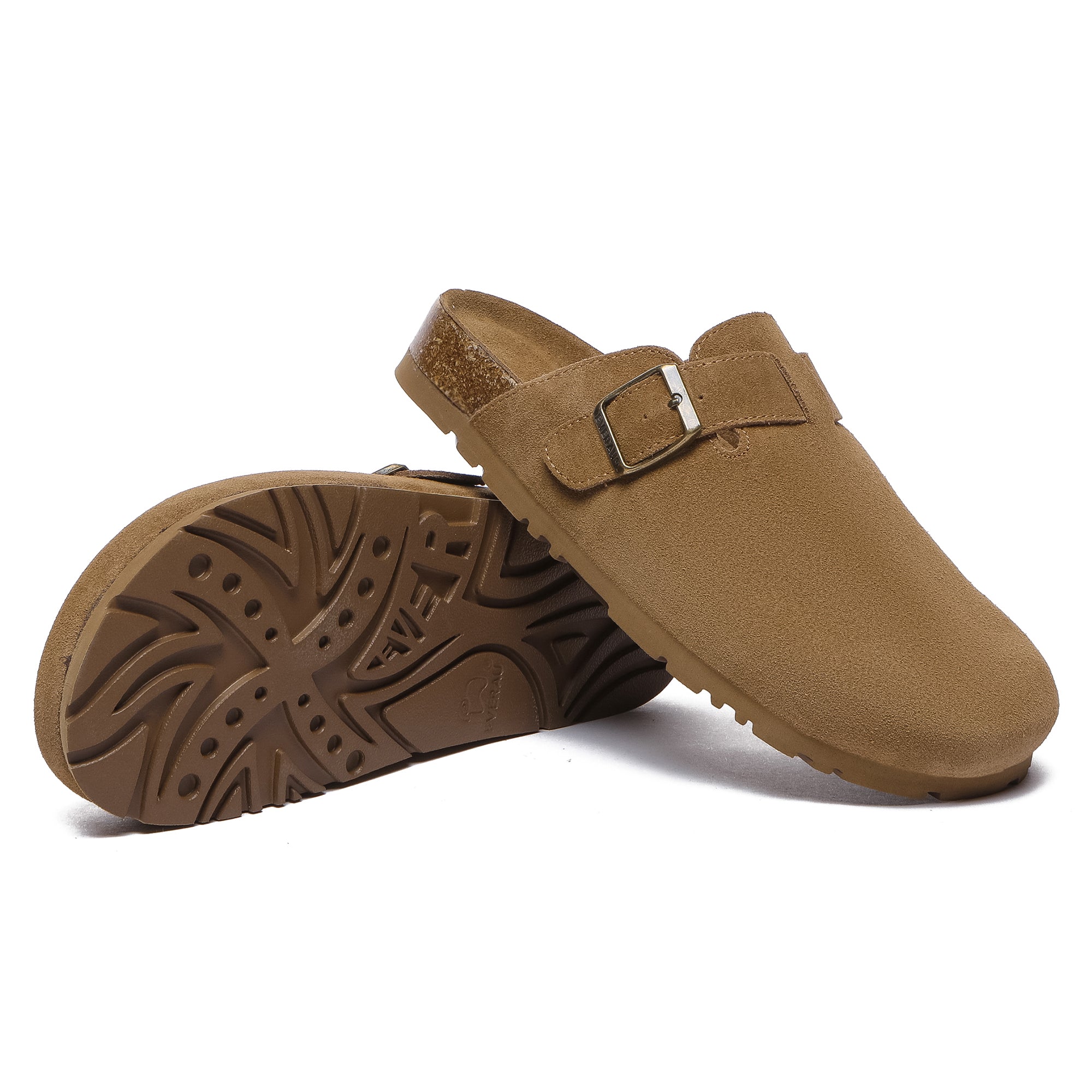 EverUgg Jason UGG slides shoes with open-toe design and plush lining, perfect for casual comfort and stylish summer wear.