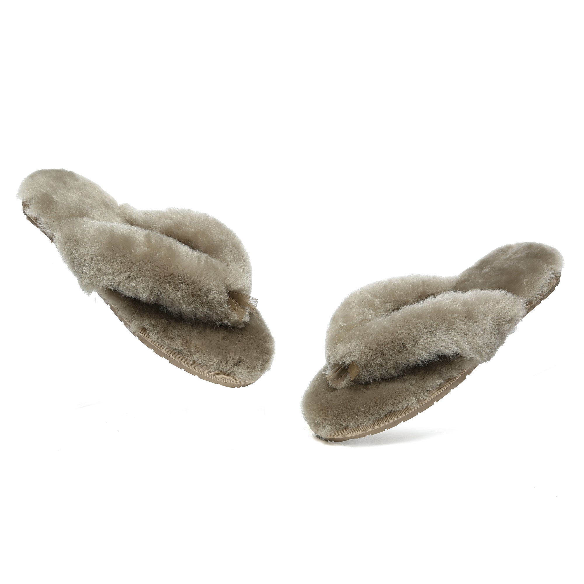 UGG Fluffy Thongs Slides