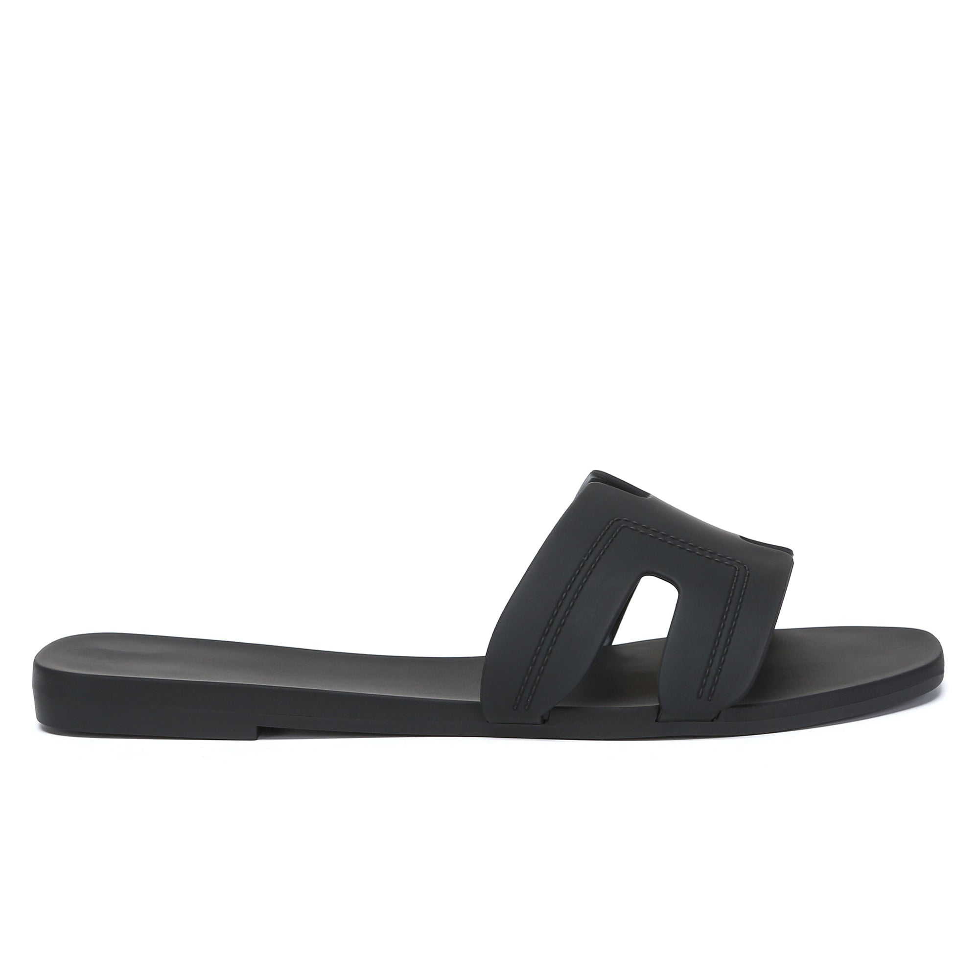 EverUgg Katherine summer slides featuring open-toe design, cushioned sole, and stylish beige slip-on footwear for women.