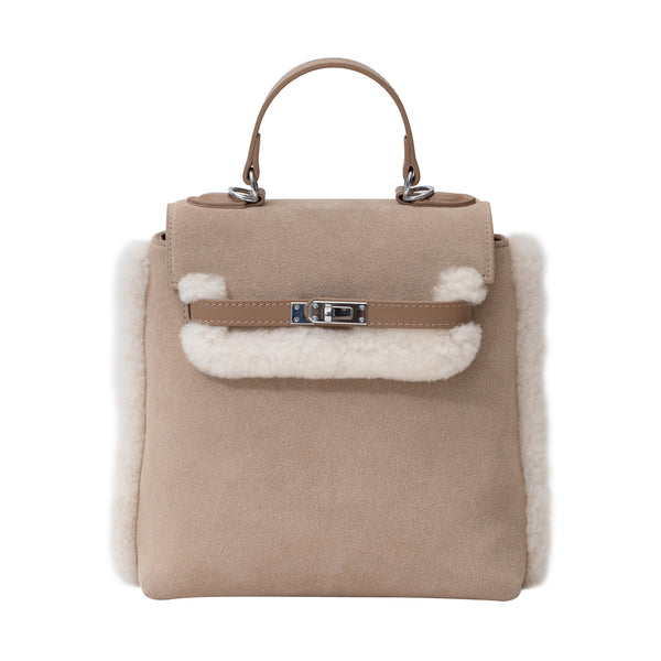 Kenny Fluffy Adjustable Strap UGG Backpack