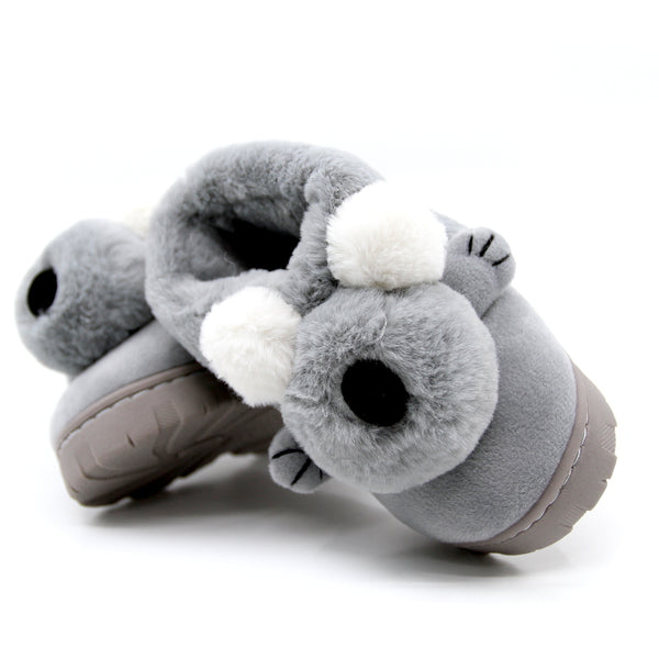 Kids' Shearers UGG Boots with cute koala design, soft footwear for children, featuring warm, cozy sheepskin lining.