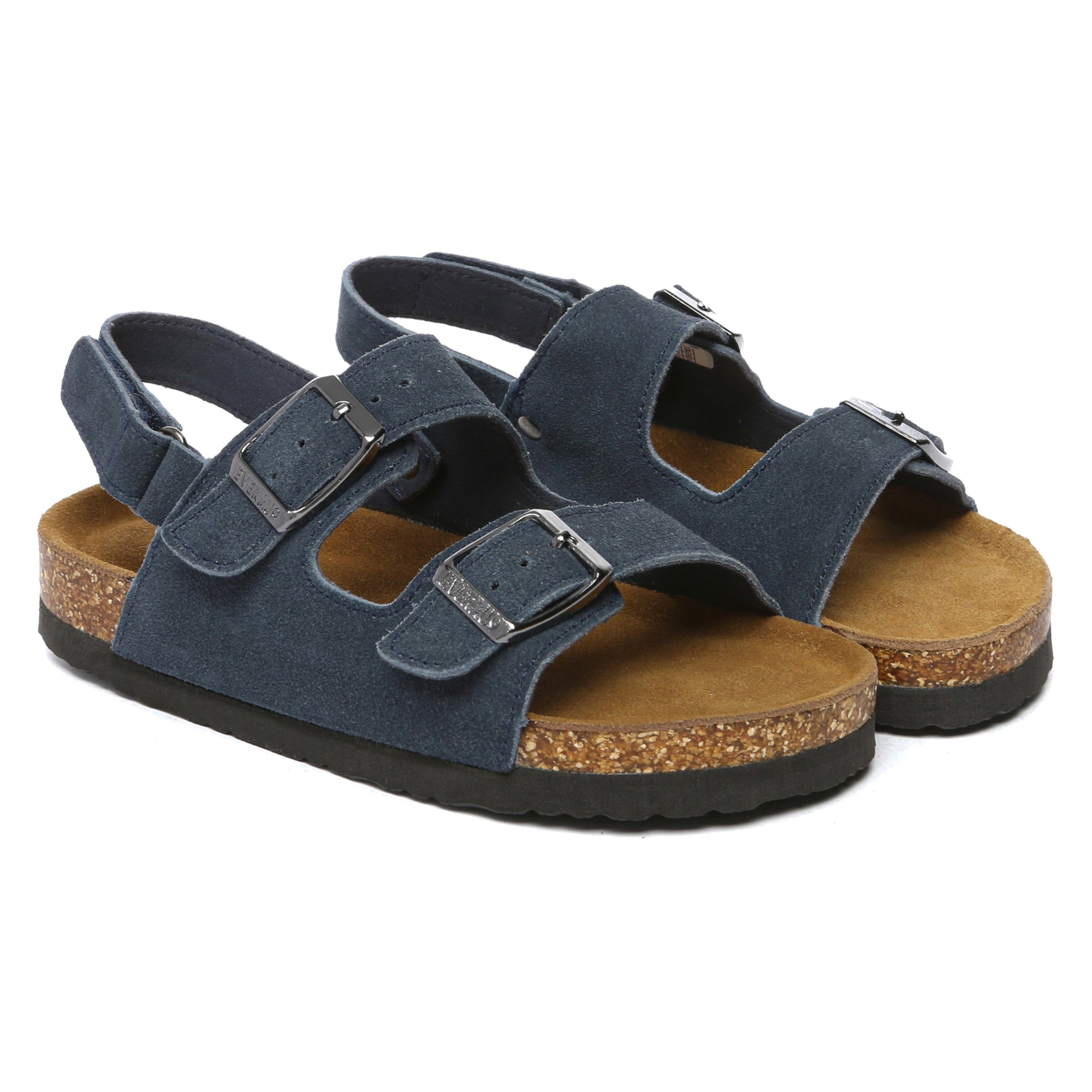Kids EverUgg slingback sandals with adjustable straps, open-toe design, and cushioned soles for comfortable summer wear.