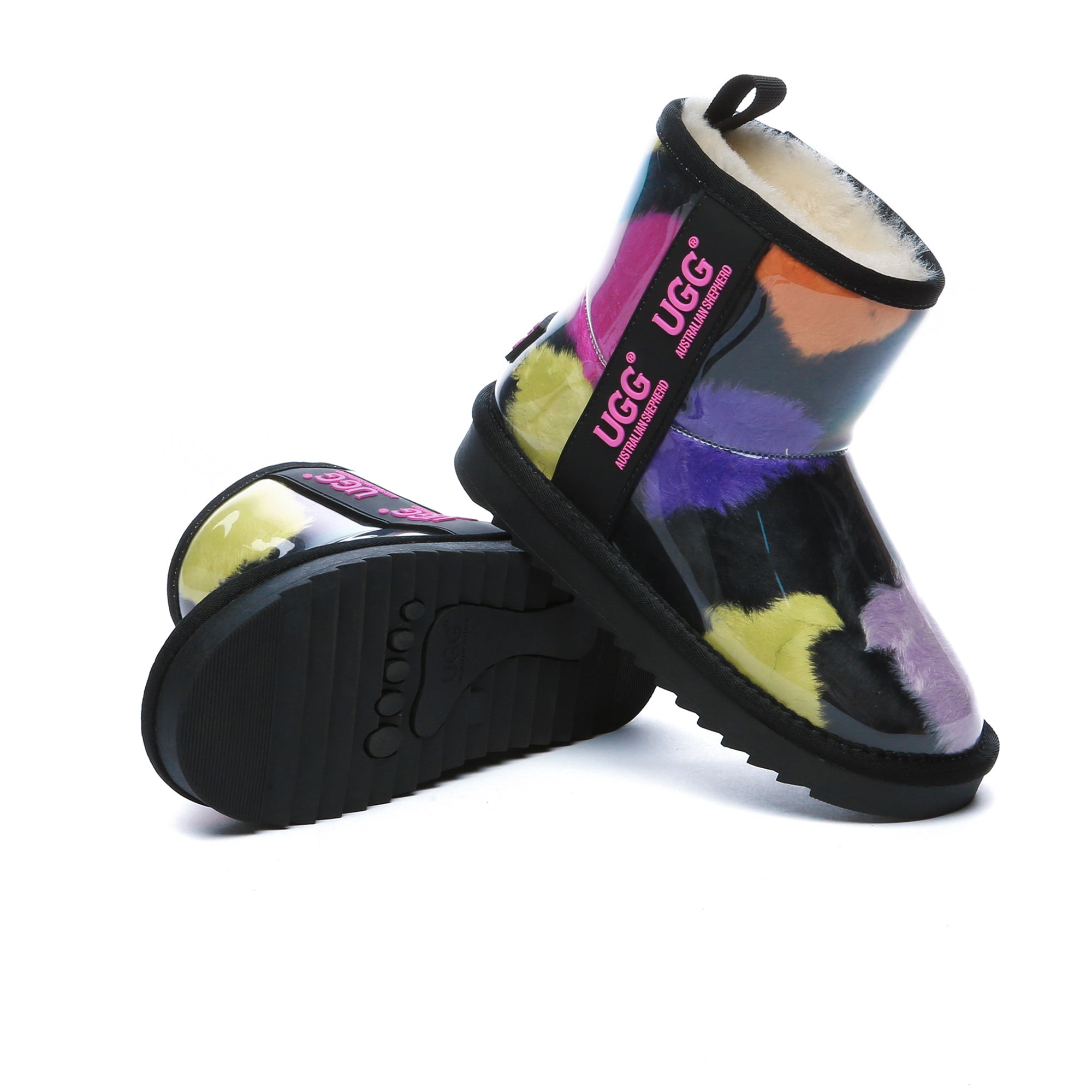 Kids waterproof UGG boots by EverUgg featuring cozy sheepskin lining and durable waterproof exterior for winter wear.