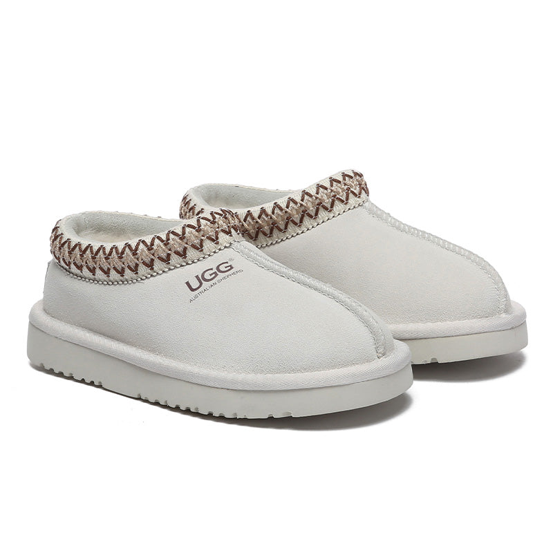 Kids' UGG slippers by EverUgg featuring soft, cozy footwear with plush lining and a slip-on design for comfort.