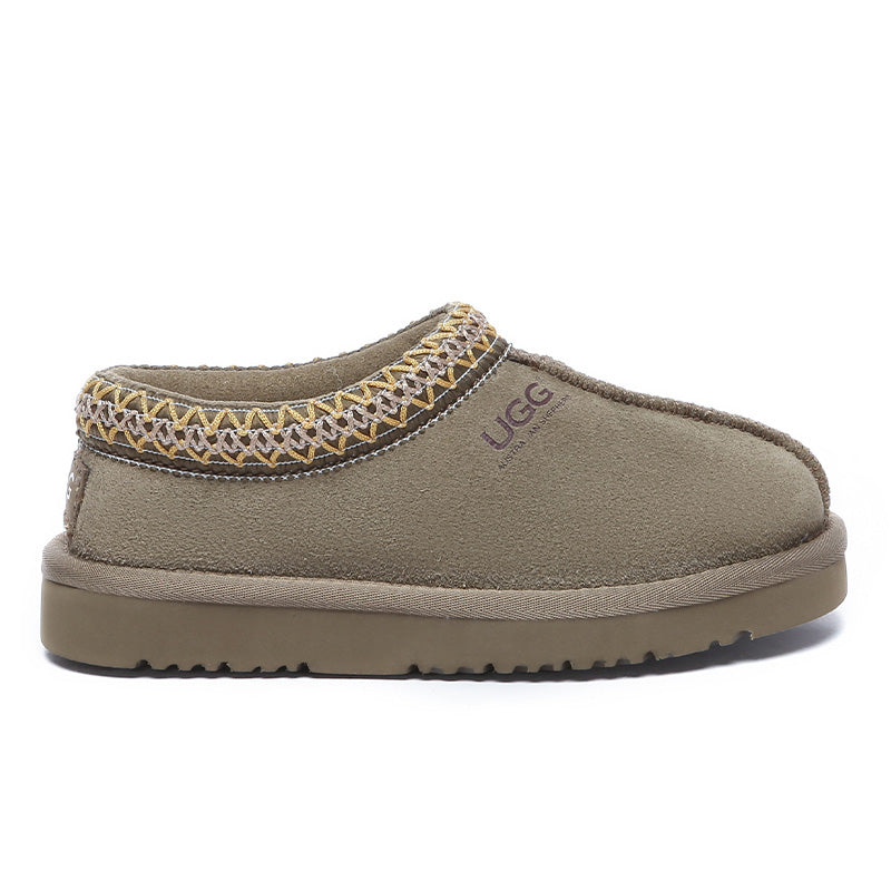 Koori Kids UGG slippers by EverUgg featuring soft plush material and cozy design for comfortable kids' footwear.