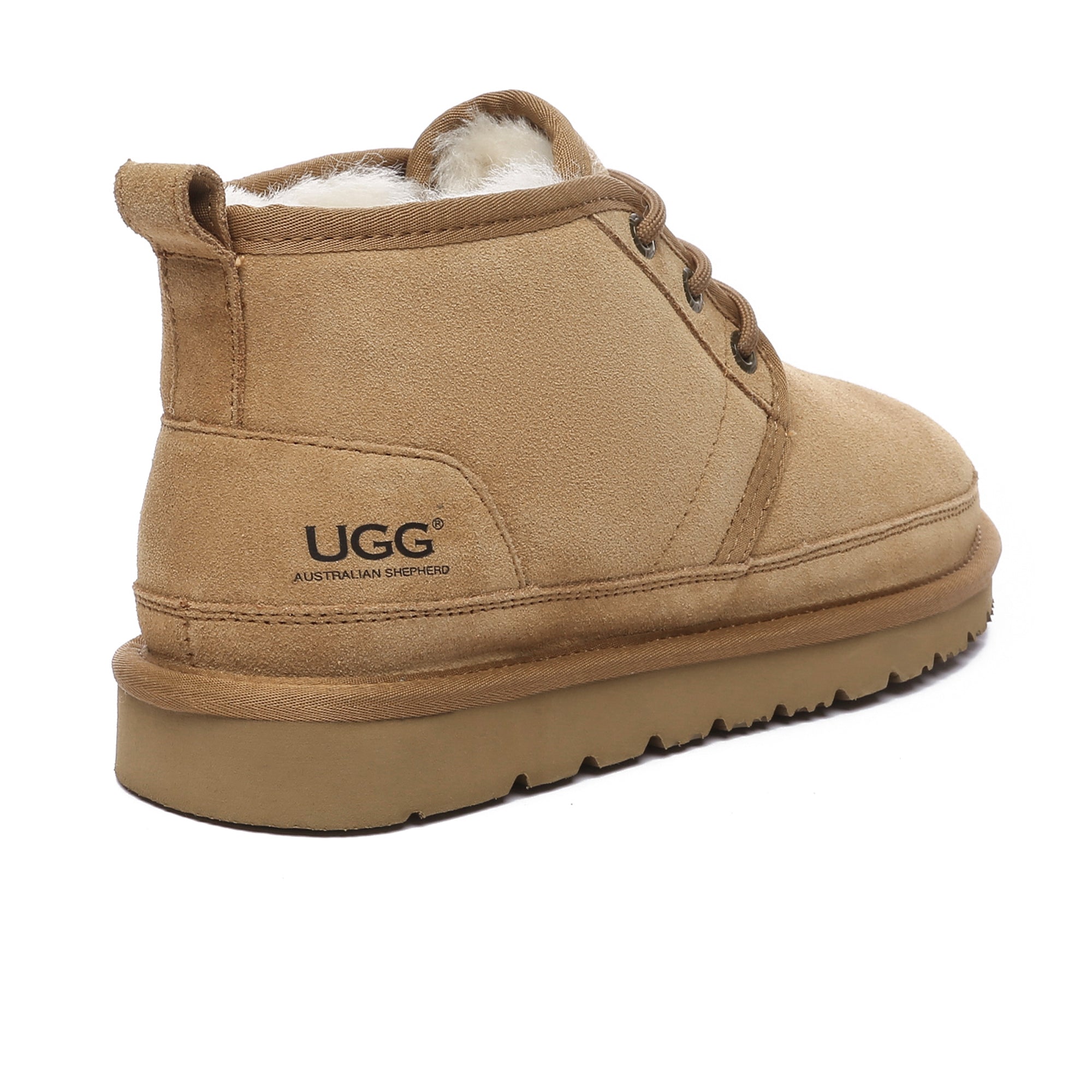 EverUgg Leo Men UGG ankle boots, stylish men's shoes with a rugged leather finish and durable sole.