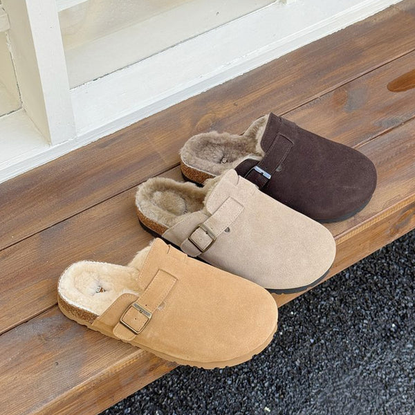 EverUgg Classic Birkie Men UGG slippers with soft shearling lining and durable suede exterior, ideal for cozy indoor wear.