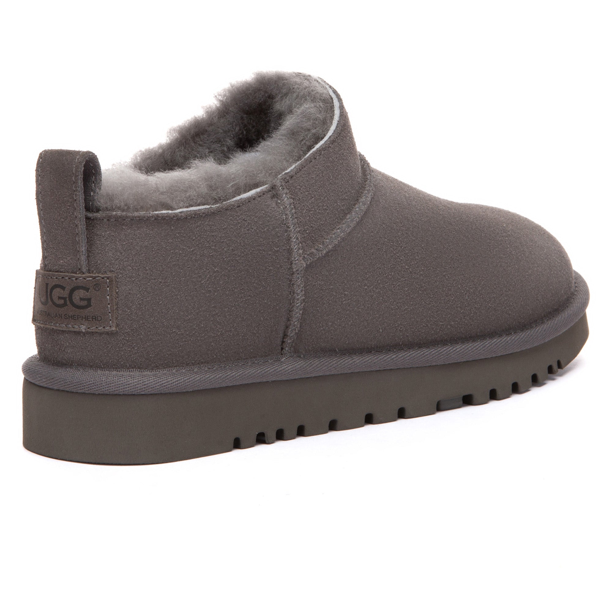 EverUgg Lune Nano Ankle Classic UGG Boots in neutral color, featuring soft sheepskin lining and ankle-length design.