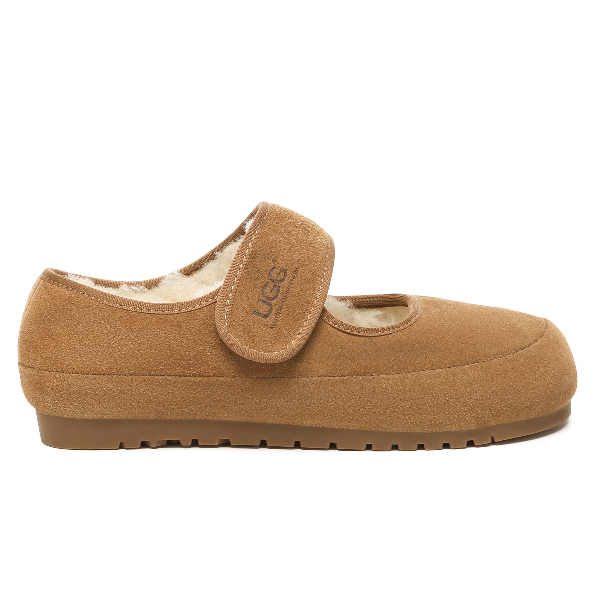 EverUgg Mary Jane strap loafer slippers for women, featuring UGG slip-on shoes with a stylish strap and comfortable design.