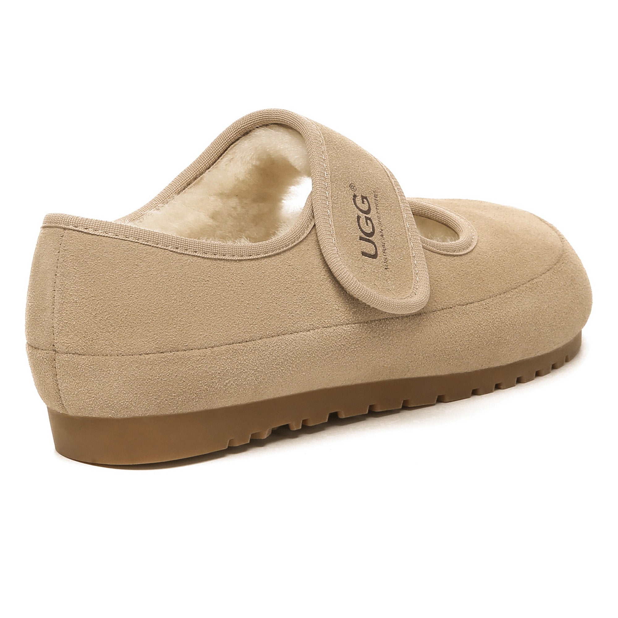 EverUgg Mary Jane strap loafer slippers for women with UGG style, featuring a comfortable slip-on design and classic detailing.