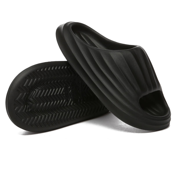 EverUgg men's comfy slippers in sandal style with soft straps and cushioned soles, ideal for comfortable indoor wear