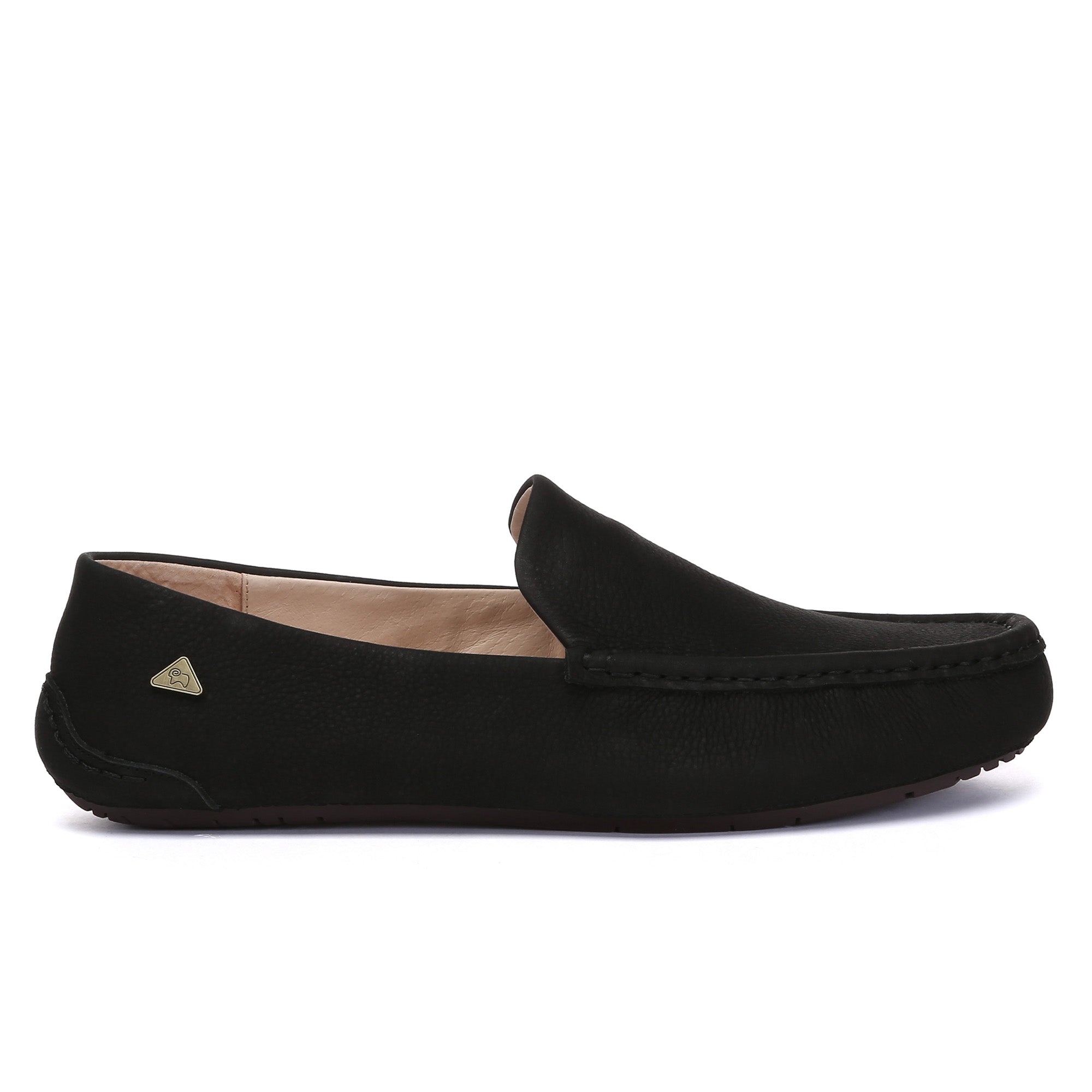 Men's EverUgg casual slip-on loafers with soft leather flats and rounded toe, ideal for comfortable everyday wear.