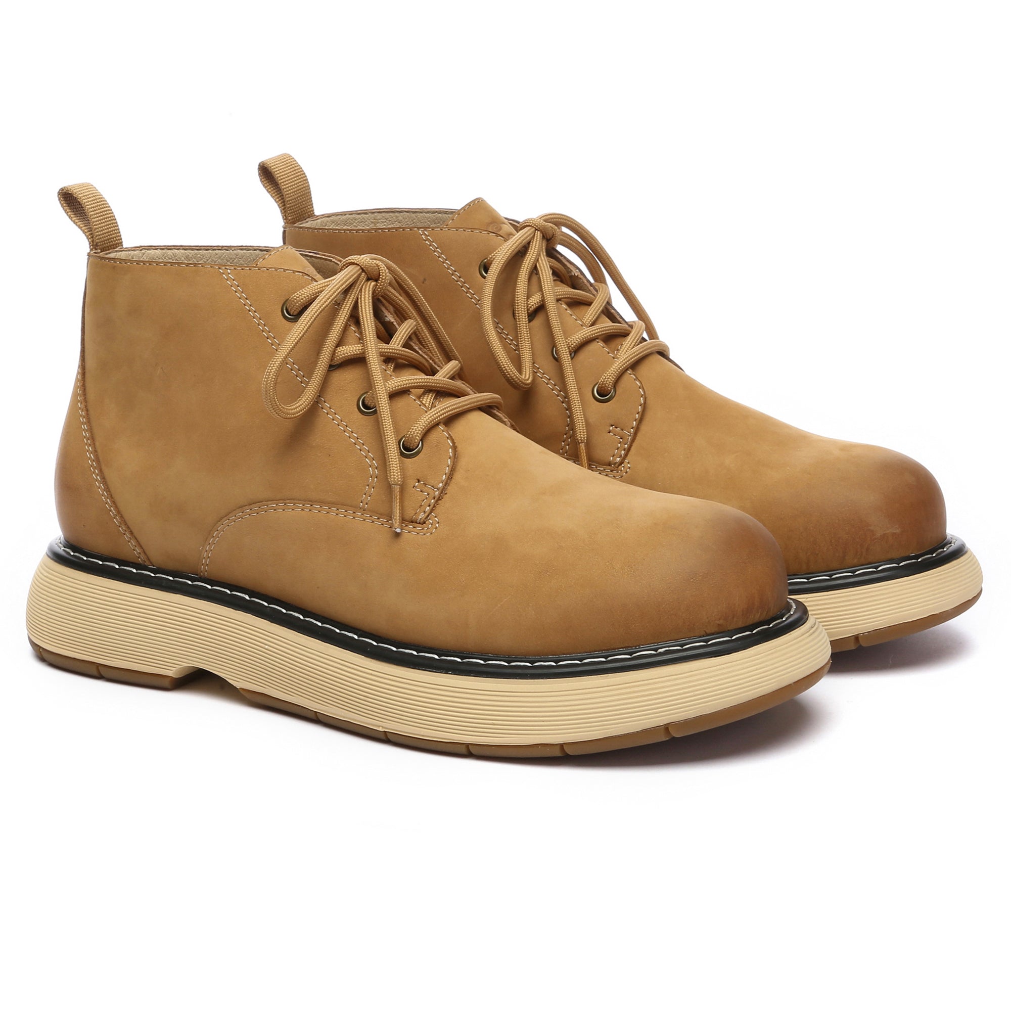 Men's premium casual leather shoes by EverUgg featuring sleek design and brown leather material.
