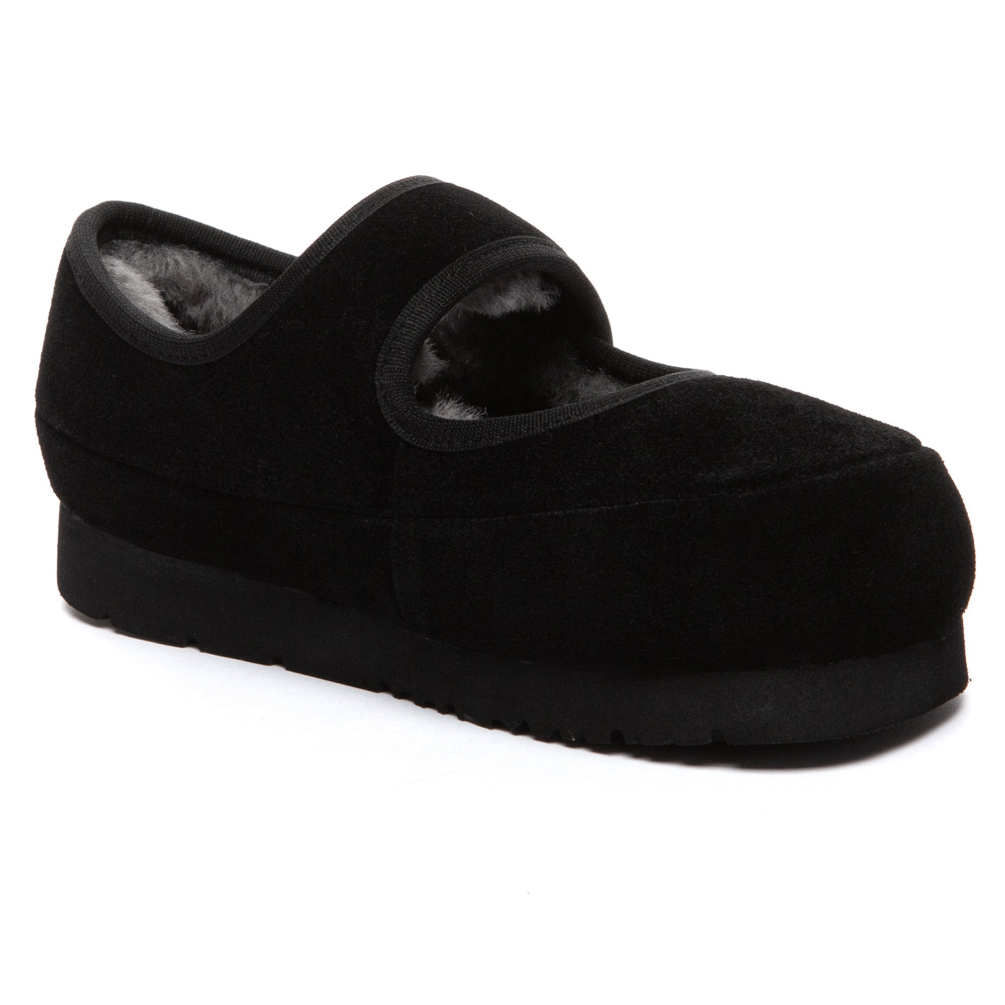 Kids Millie Mary Jane UGG slippers by EverUgg with soft, plush material and classic Mary Jane strap design.