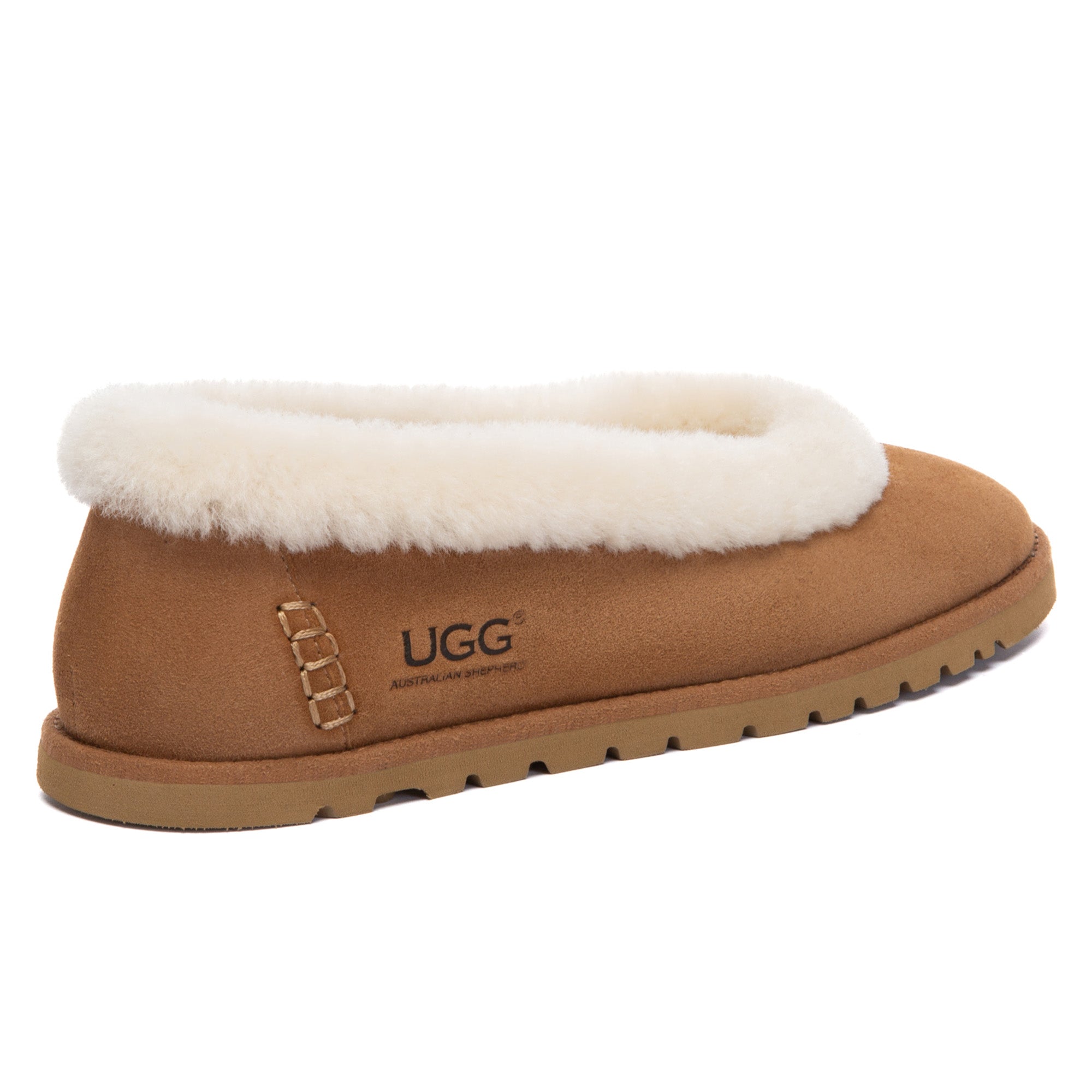 EverUgg Millie Open Trim UGG slippers featuring soft open-back design and cozy interior for comfortable indoor wear