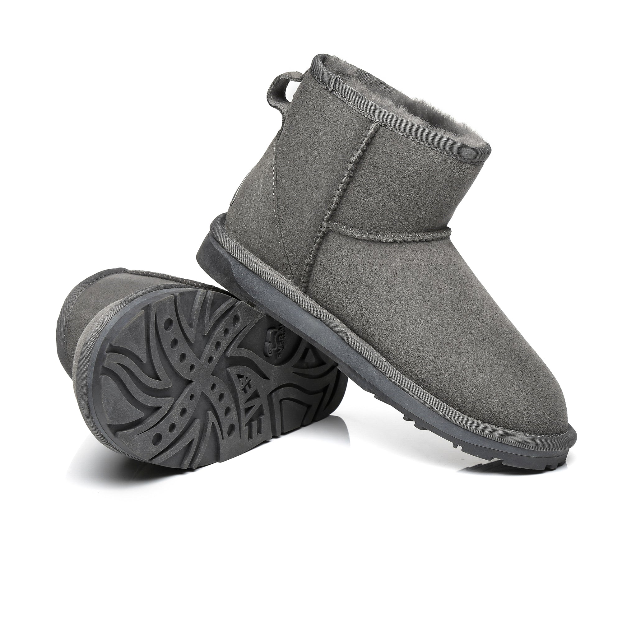 EverUgg Mini Classic Sheepskin UGG boots for women, featuring soft sheepskin material and a cozy, slip-on design.