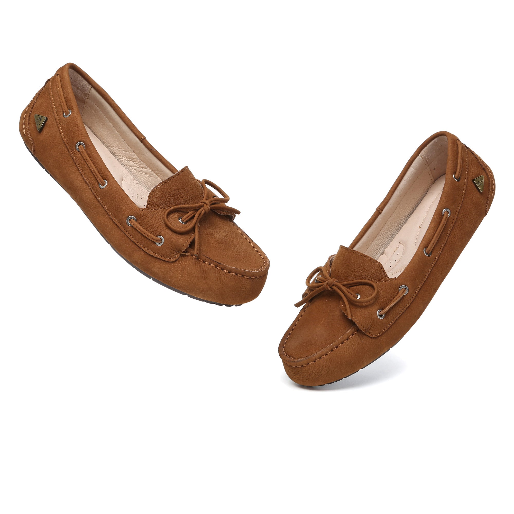 EverUgg Monty casual leather loafer moccasins flats, stylish slip-on footwear with smooth leather finish and comfortable design.