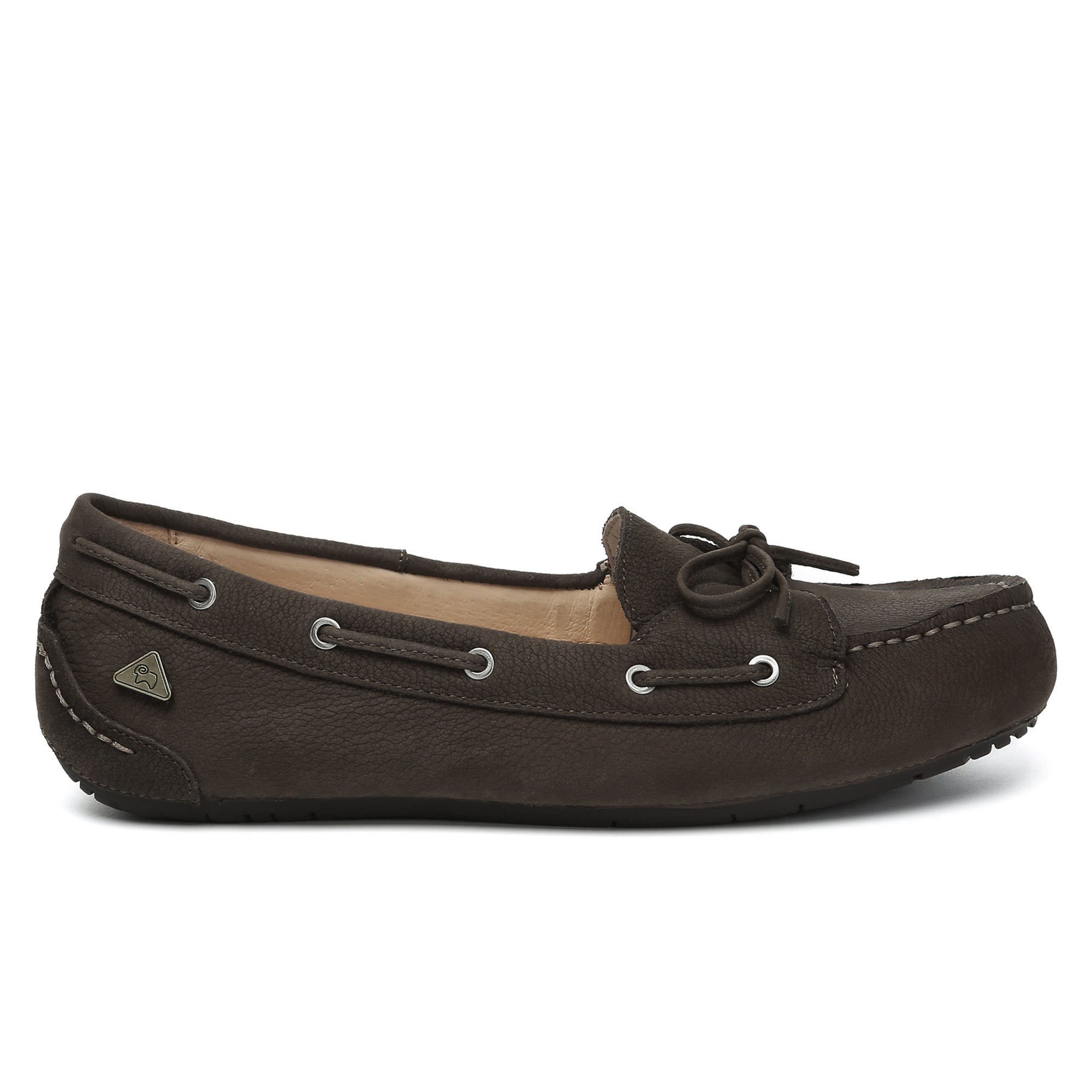 EverUgg Monty casual leather loafer moccasins flats with smooth leather upper and comfortable slip-on design.