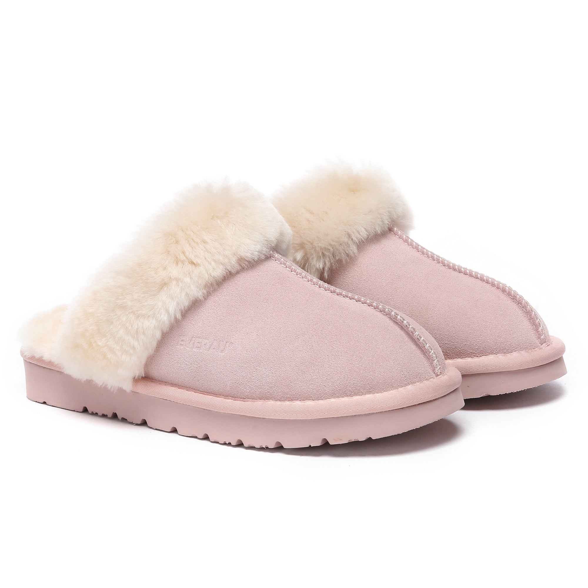 EverUgg Muffin Sheepskin Winter Slippers featuring plush sheepskin lining and cozy slip-on design for cold weather comfort.