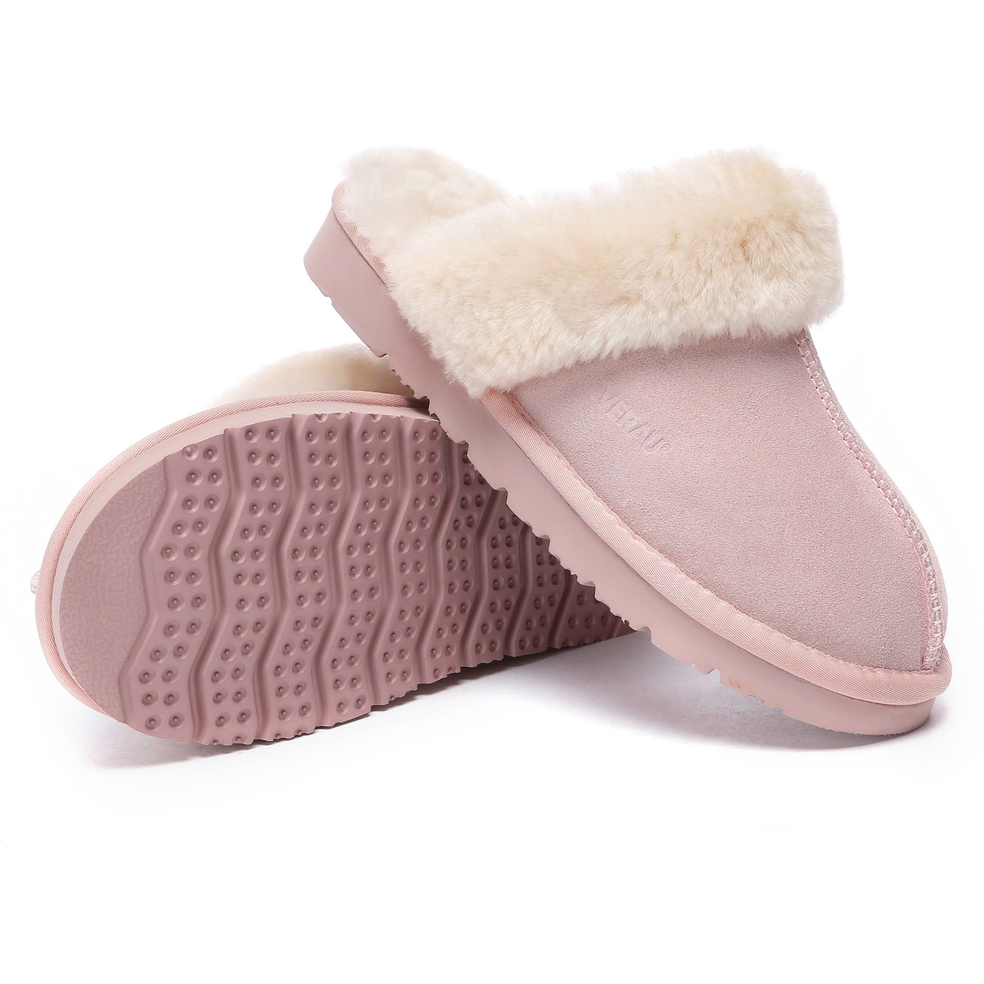 EverUgg Muffin Sheepskin Winter Slippers with plush lining and cozy design, perfect for cold weather indoor wear.