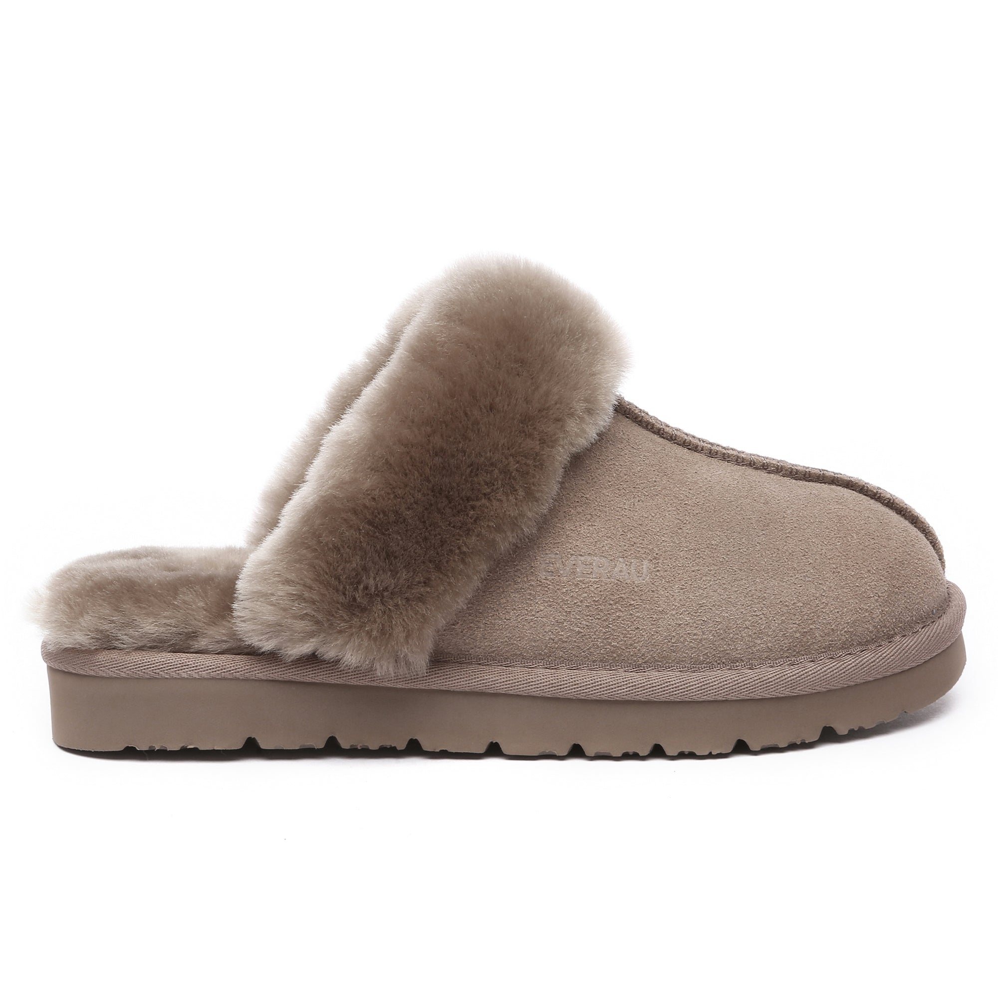 EverUgg Muffin Sheepskin Winter Slippers with plush interior and cozy design, perfect for cold weather and indoor comfort.