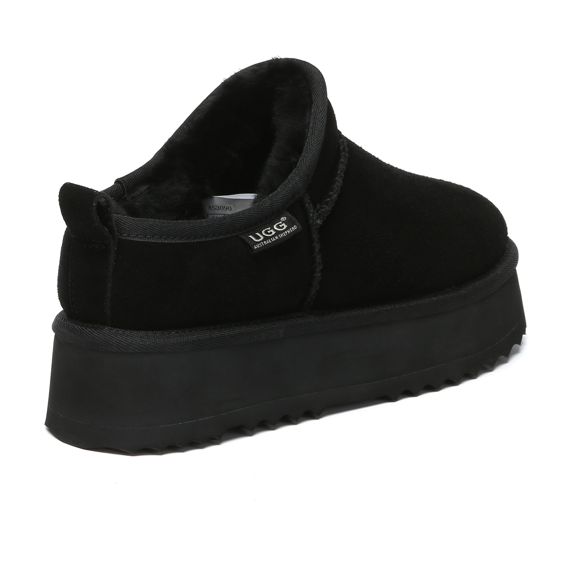 EverUgg Nano Classic Ankle UGG platform boots for women, featuring a cozy shearling lining and stylish ankle design.