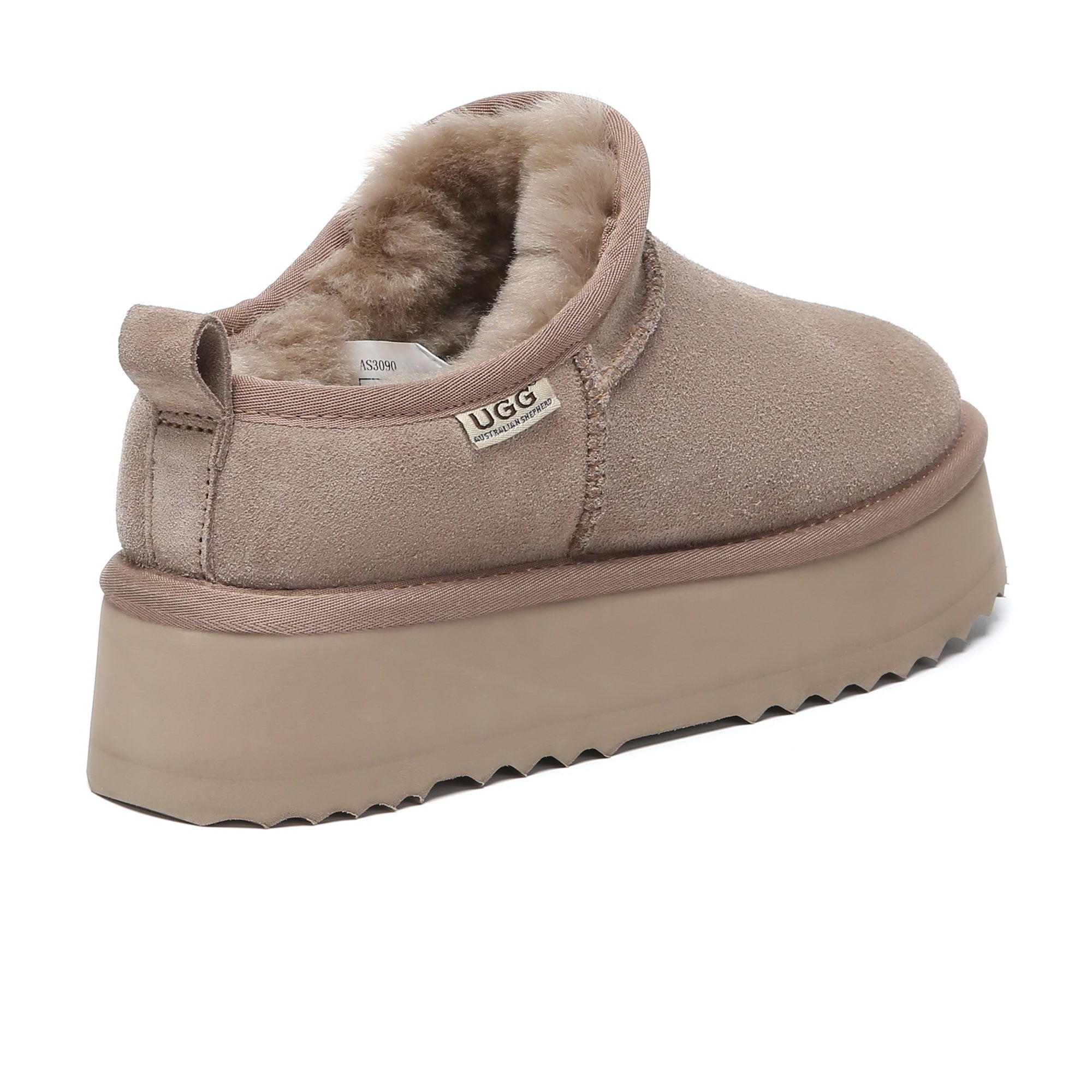 EverUgg Nano Classic Ankle UGG platform boots for women, featuring plush sheepskin lining and stylish ankle-high design.