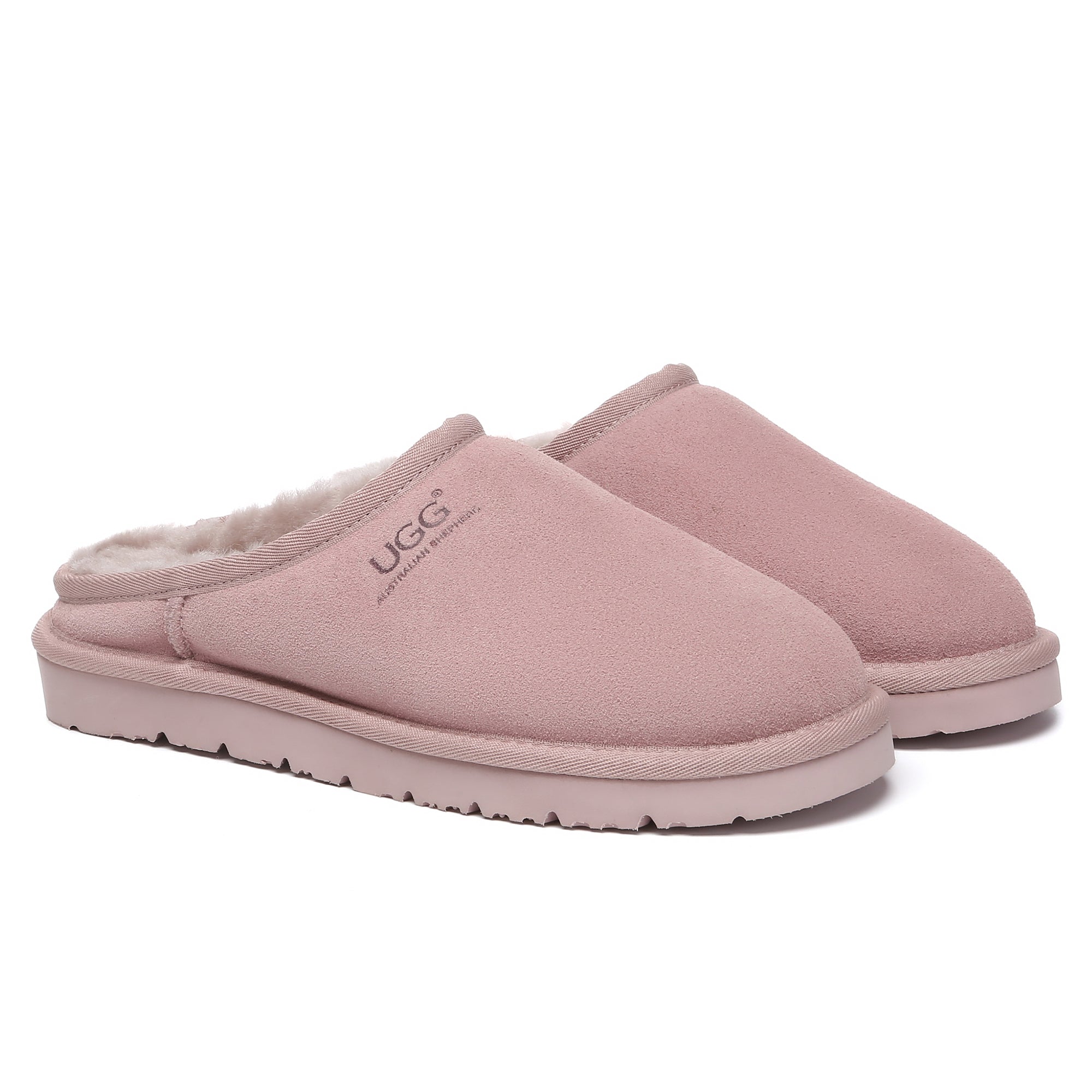 EverUgg Nano Classic UGG slippers for women, plush sheepskin-lined slip-on shoes with a cozy, casual design.