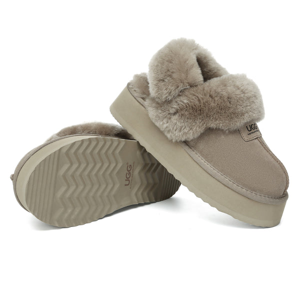 UGG Removable Slingback Platform Slippers