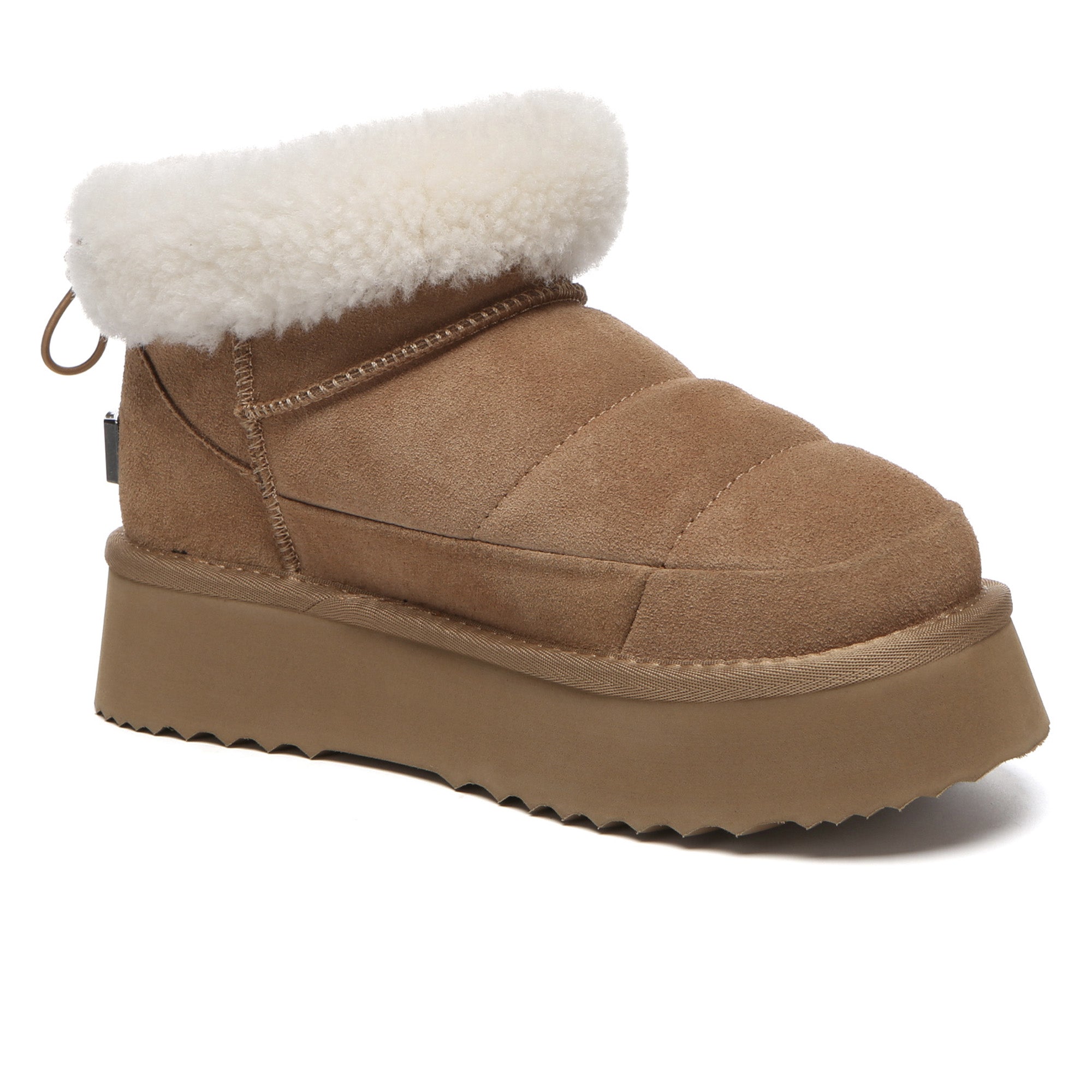EverUgg Peyton adjustable ankle platform UGG boots for women, featuring stylish design and comfortable slip-on style.