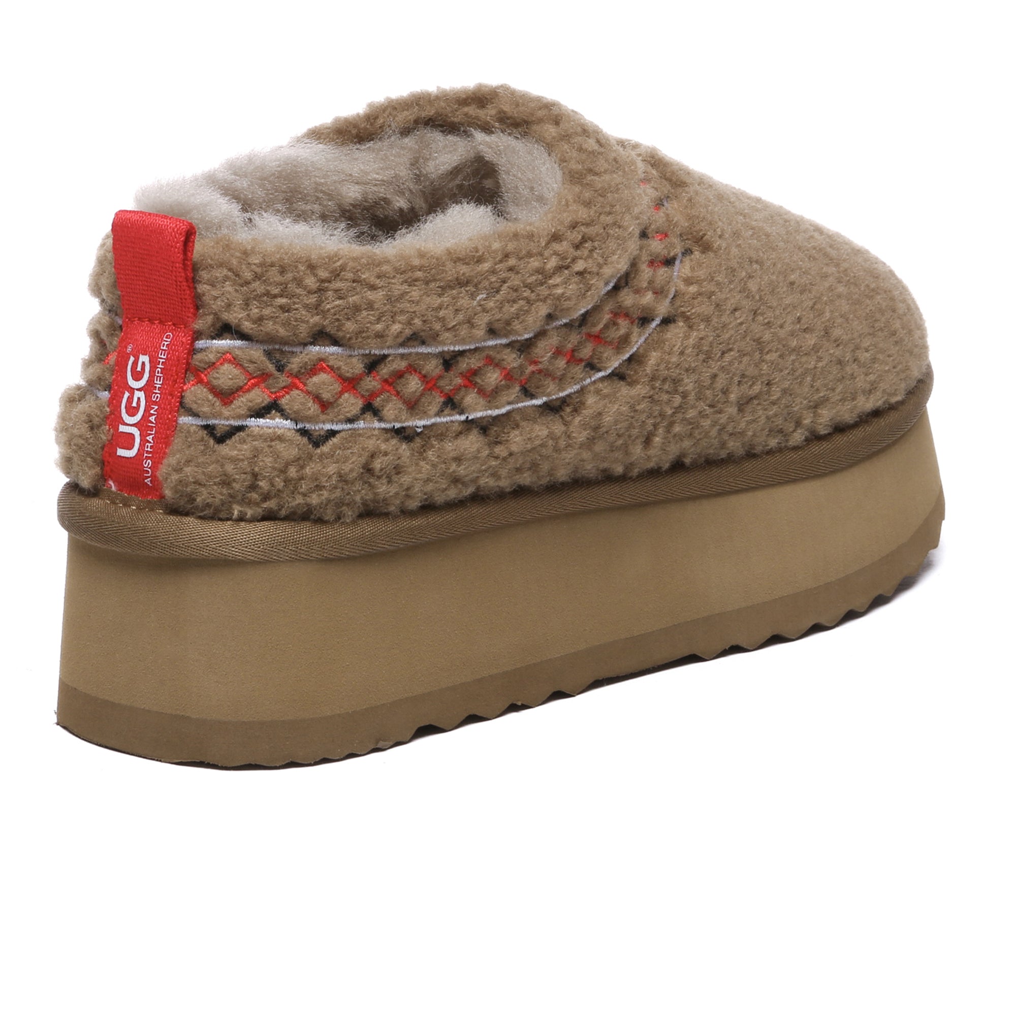 EverUgg PlushCozy Platform UGG slippers for women with soft plush material and elevated platform sole, perfect for indoor comfort.